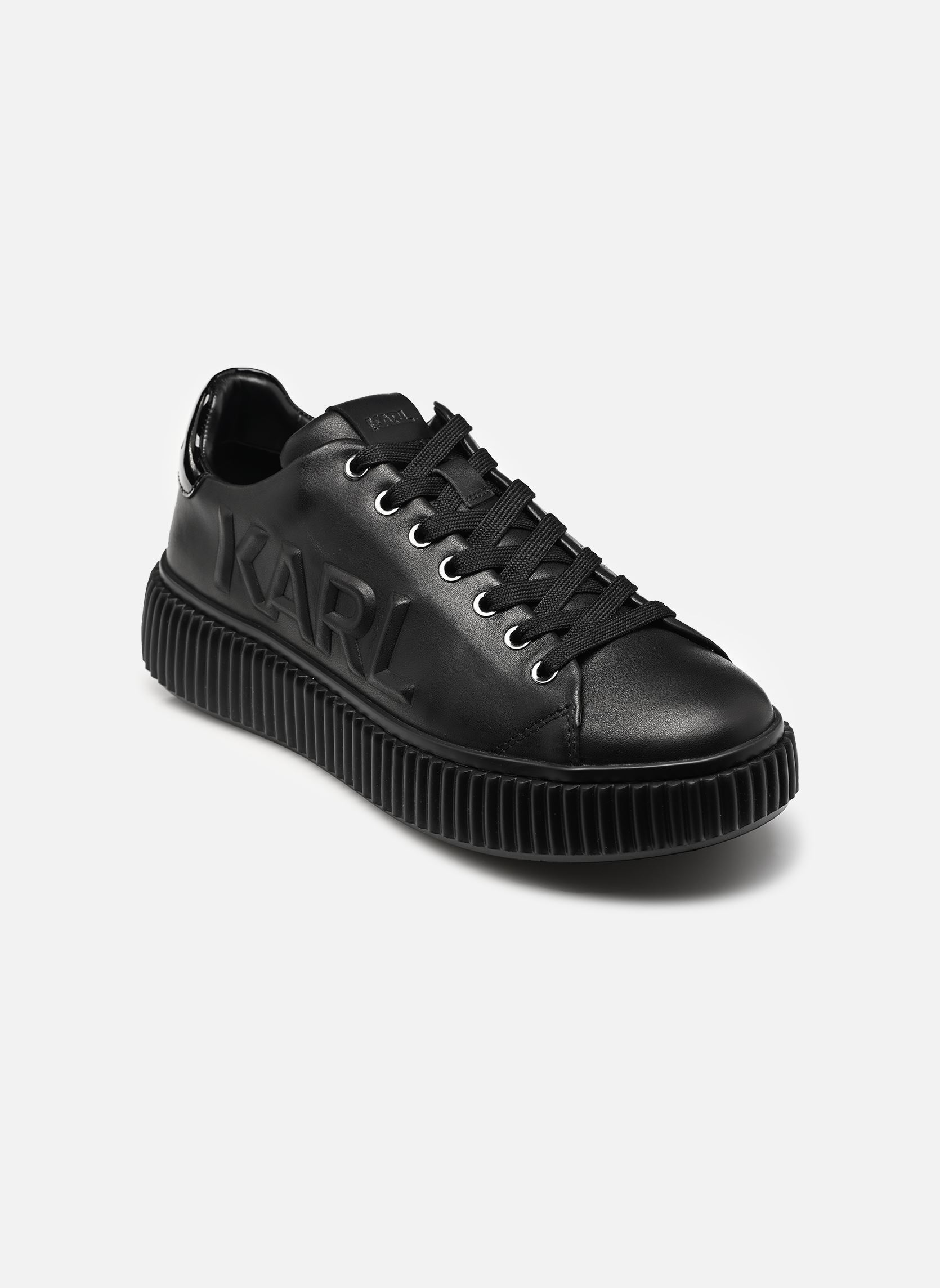 Lage sneakers KAPRIKA Geometrikarl Logo heren zwart Karl Lagerfeld Lage sneakers KAPRIKA Geometrikarl Logo heren zwart Black Lthr