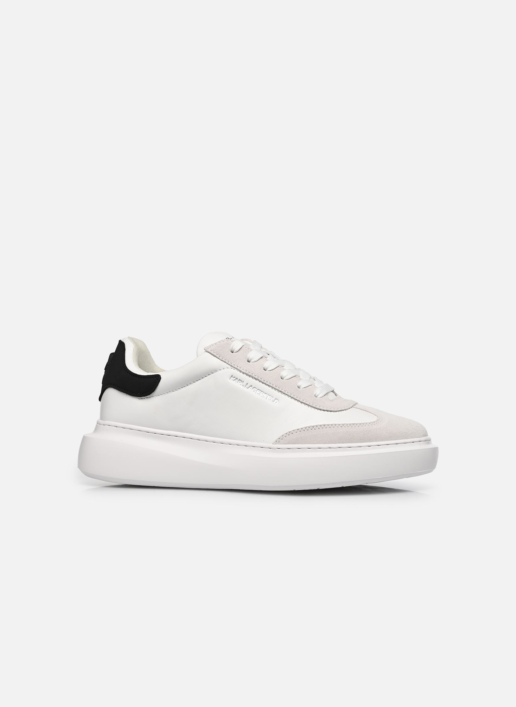 Baskets basses KORE Wing Tip Relief homme blanc Karl Lagerfeld Baskets basses KORE Wing Tip Relief homme blanc White Lthr