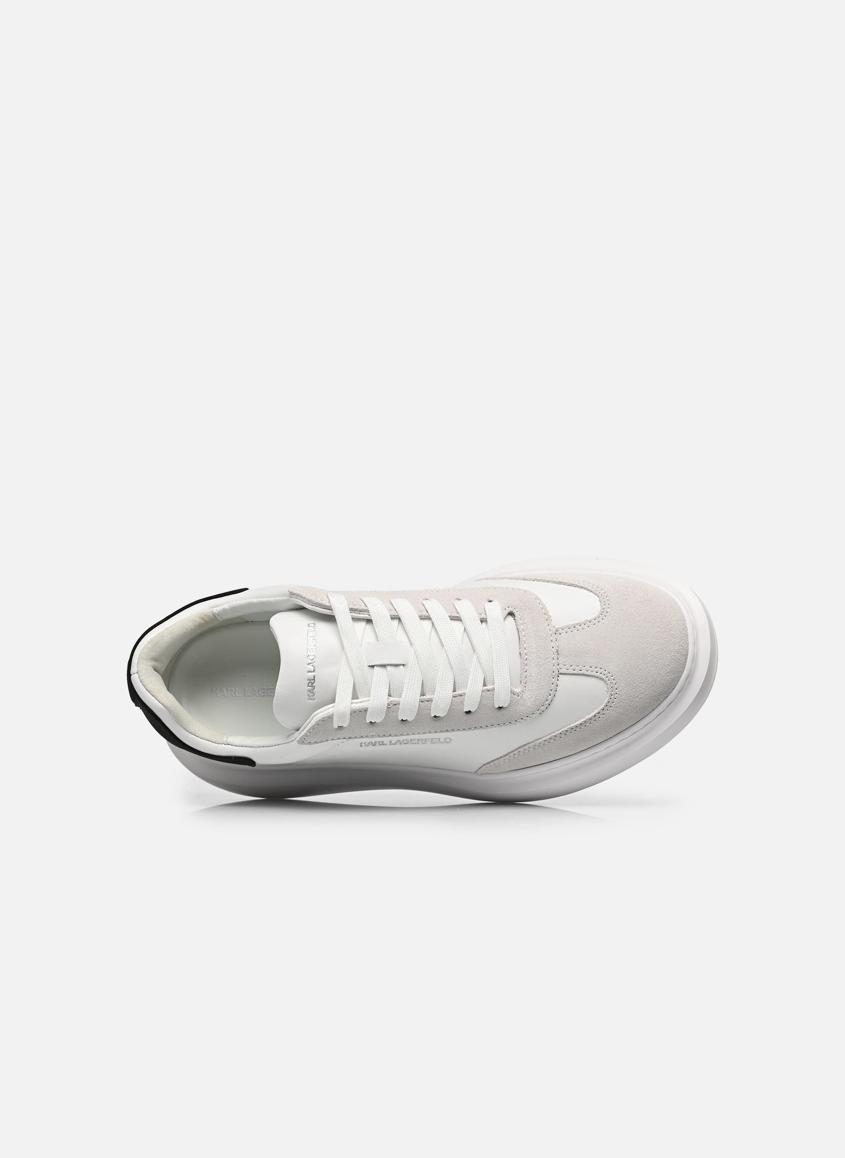 Baskets basses KORE Wing Tip Relief homme blanc Karl Lagerfeld Baskets basses KORE Wing Tip Relief homme blanc White Lthr