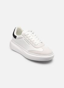Baskets basses KORE Wing Tip Relief homme blanc