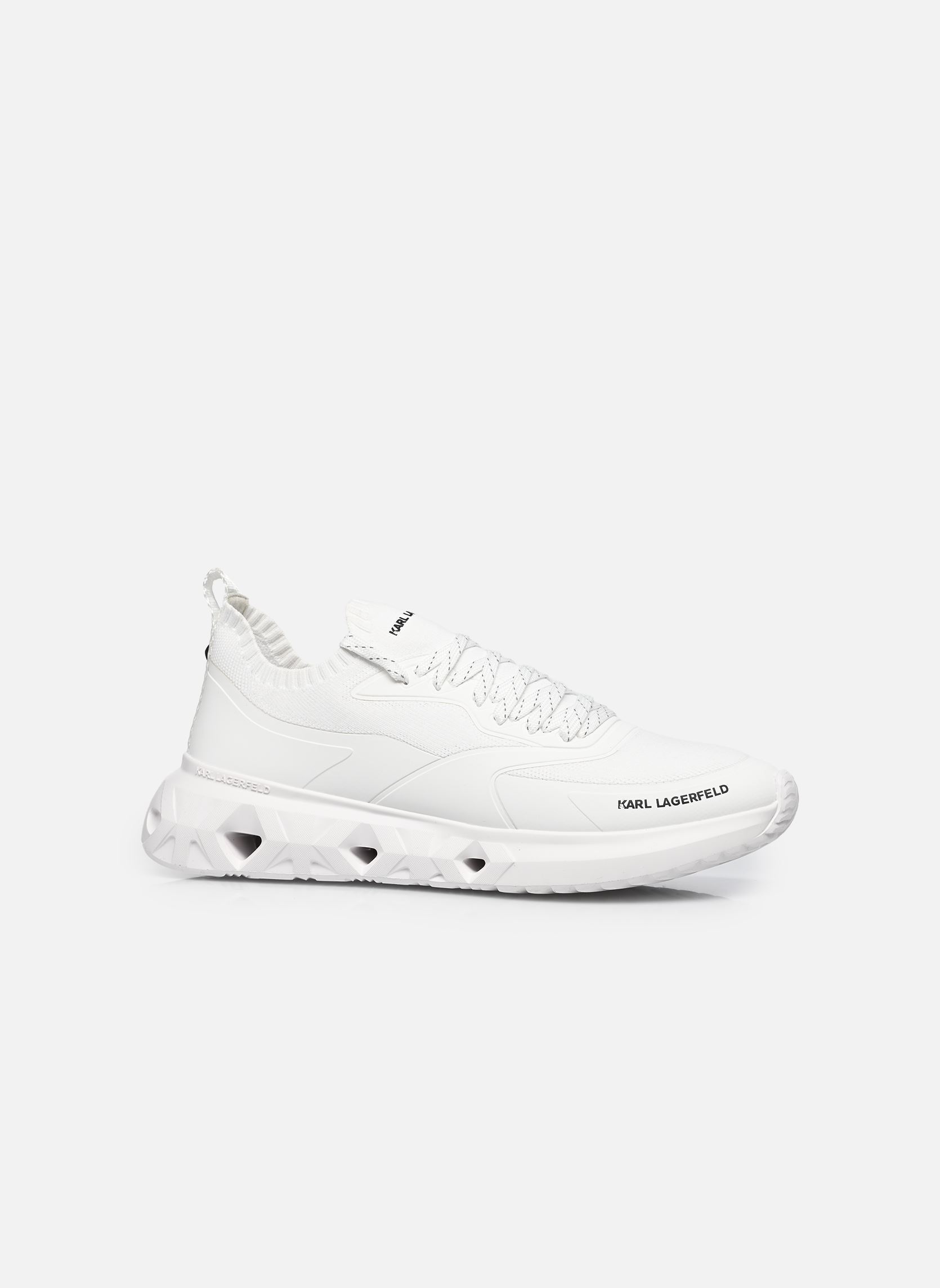 Lage sneakers K/KITE RUN Knit Sock Lo heren wit Karl Lagerfeld Lage sneakers K/KITE RUN Knit Sock Lo heren wit White Knit Textile