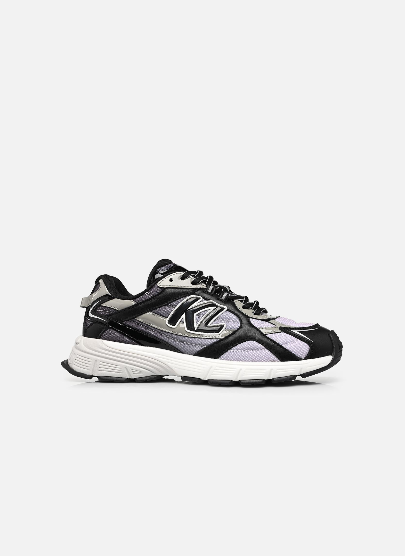 Baskets basses ORION Sidetrim Overlay Lo homme noir Karl Lagerfeld Baskets basses ORION Sidetrim Overlay Lo homme noir Black Lthr & Text w/Mid Grey