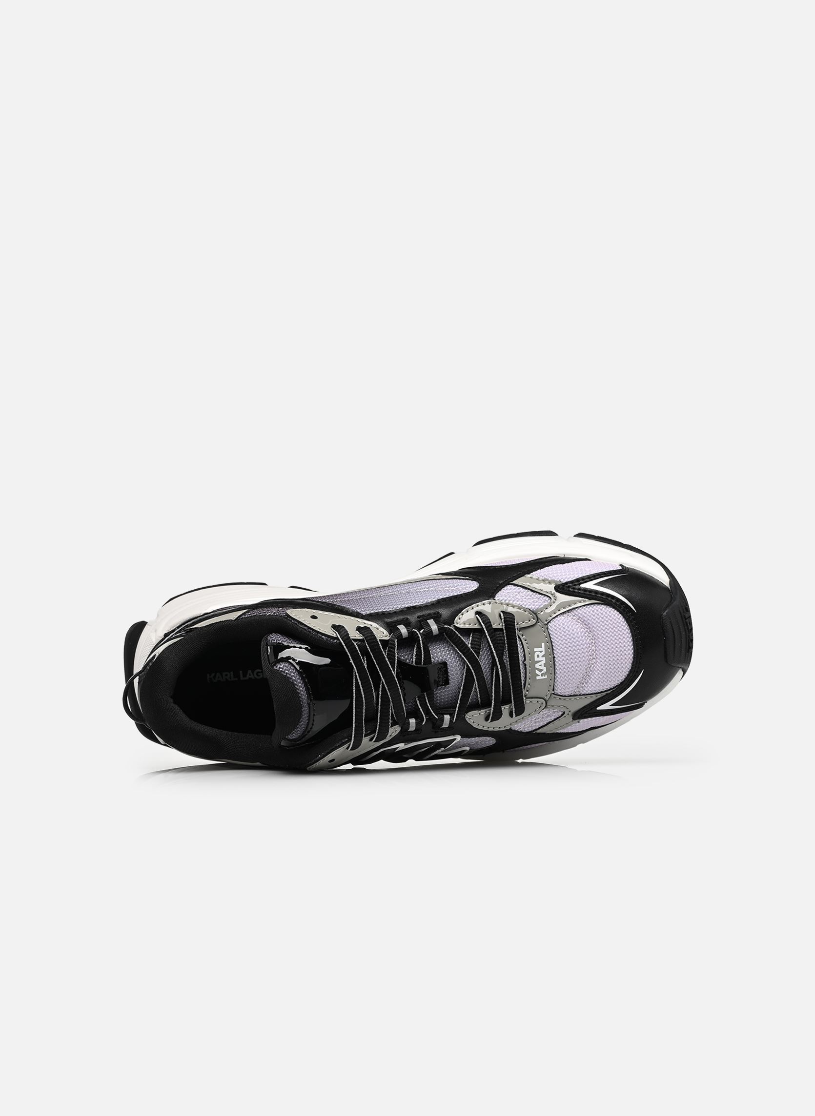 Baskets basses ORION Sidetrim Overlay Lo homme noir Karl Lagerfeld Baskets basses ORION Sidetrim Overlay Lo homme noir Black Lthr & Text w/Mid Grey