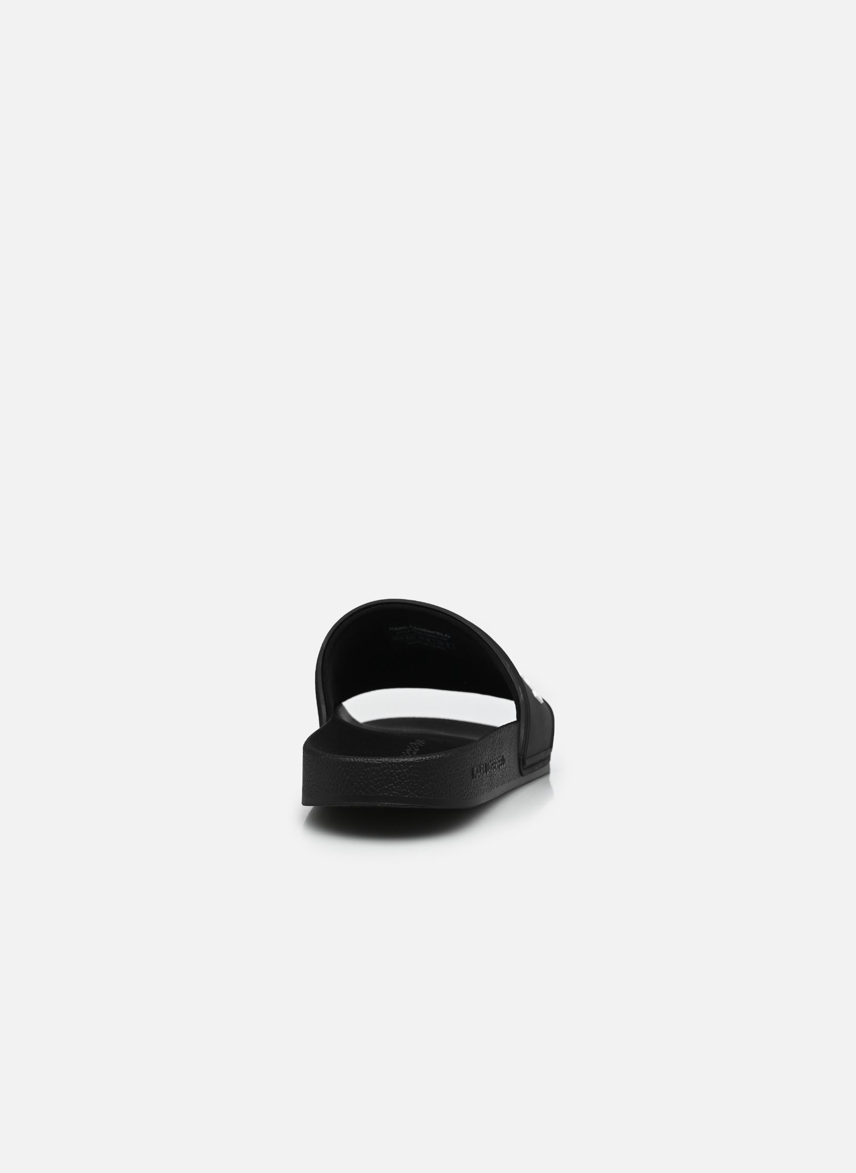 Sandales de bain KONDO II Long Logo Slide homme noir Karl Lagerfeld Sandales de bain KONDO II Long Logo Slide homme noir BLACK RUBBER