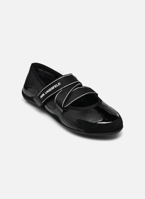Karl Lagerfeld Klassische Ballerinas ALTIA Kross Strap damen schwarz