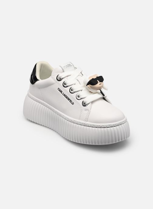 Karl Lagerfeld Plateau-Sneaker KREEPER LO Twin Lace Keeper damen weiß