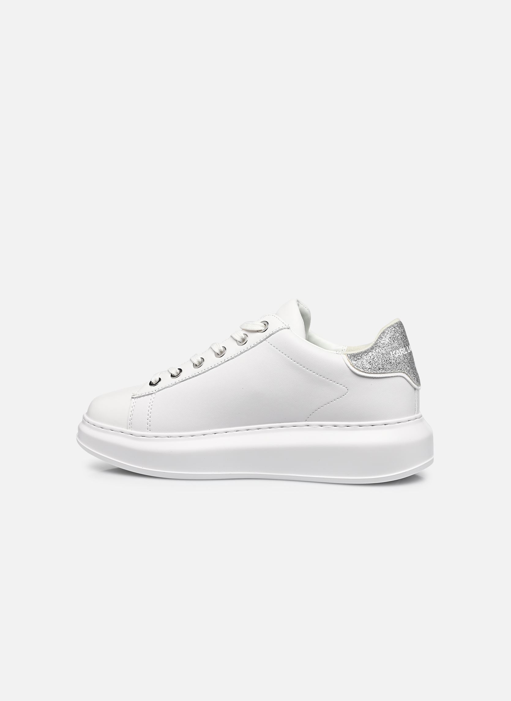 Baskets compensées KAPRI Konstellation Lo femme blanc Karl Lagerfeld Baskets compensées KAPRI Konstellation Lo femme blanc White Lthr W/Silver