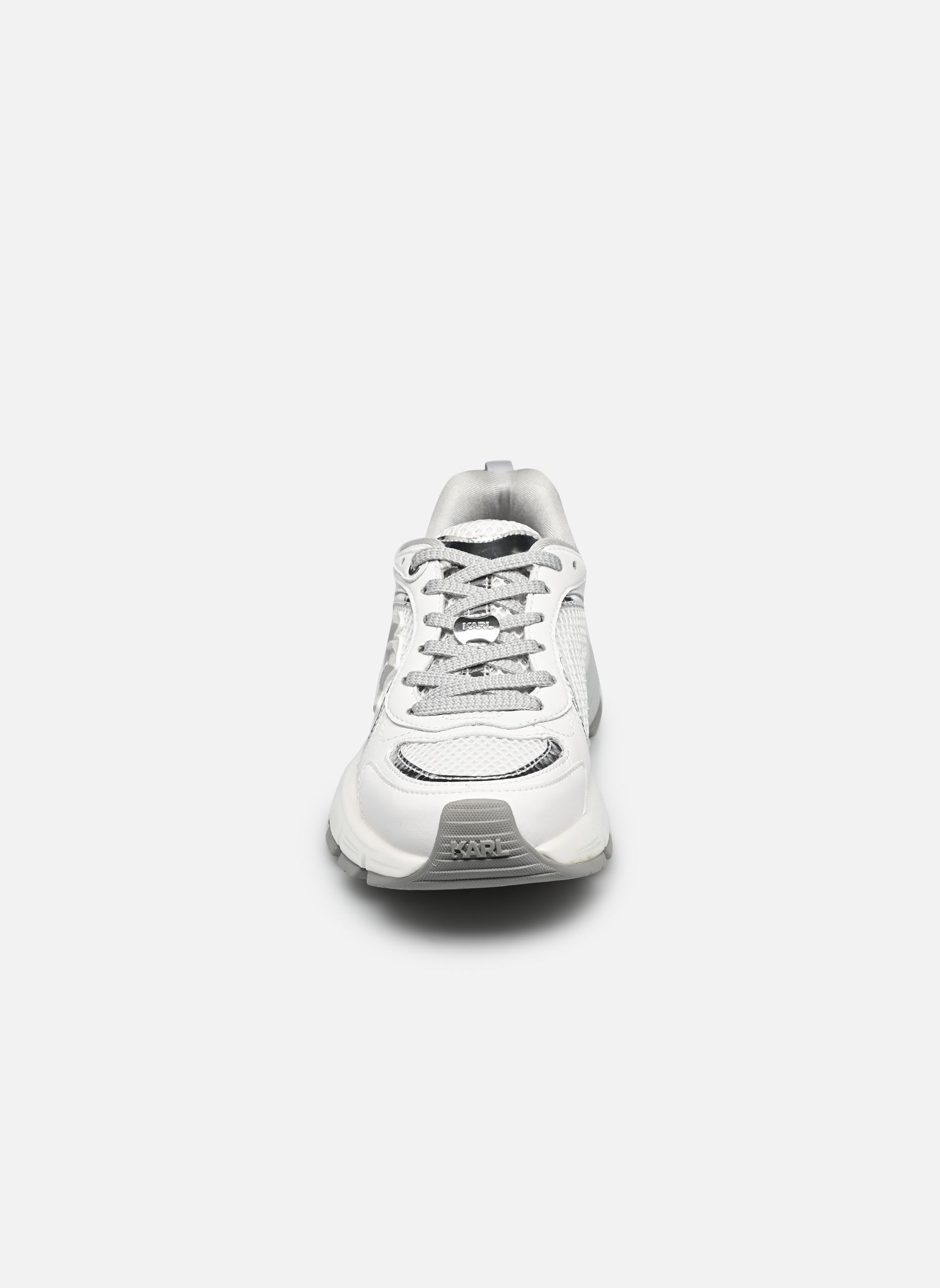 Lage sneakers ORION Sidetrim Underlay Lo dames wit Karl Lagerfeld Lage sneakers ORION Sidetrim Underlay Lo dames wit White Lthr & Textile w/Silver