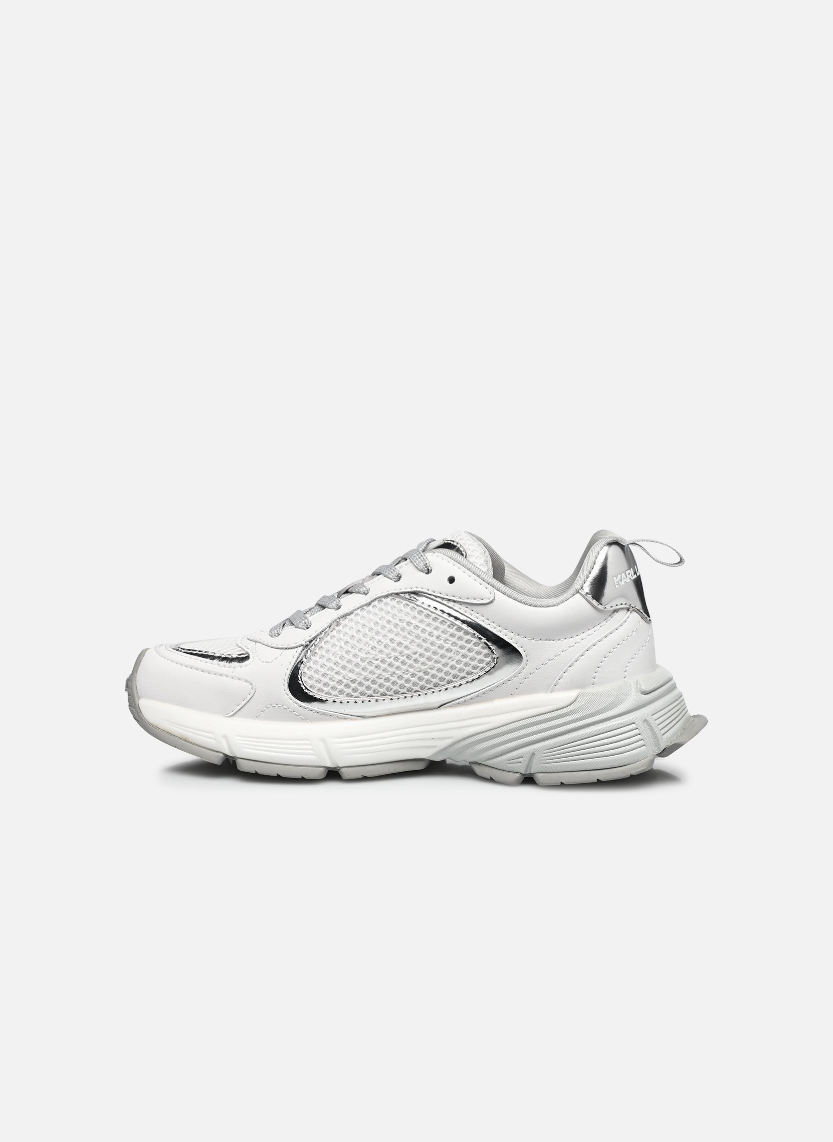 Lage sneakers ORION Sidetrim Underlay Lo dames wit Karl Lagerfeld Lage sneakers ORION Sidetrim Underlay Lo dames wit White Lthr & Textile w/Silver