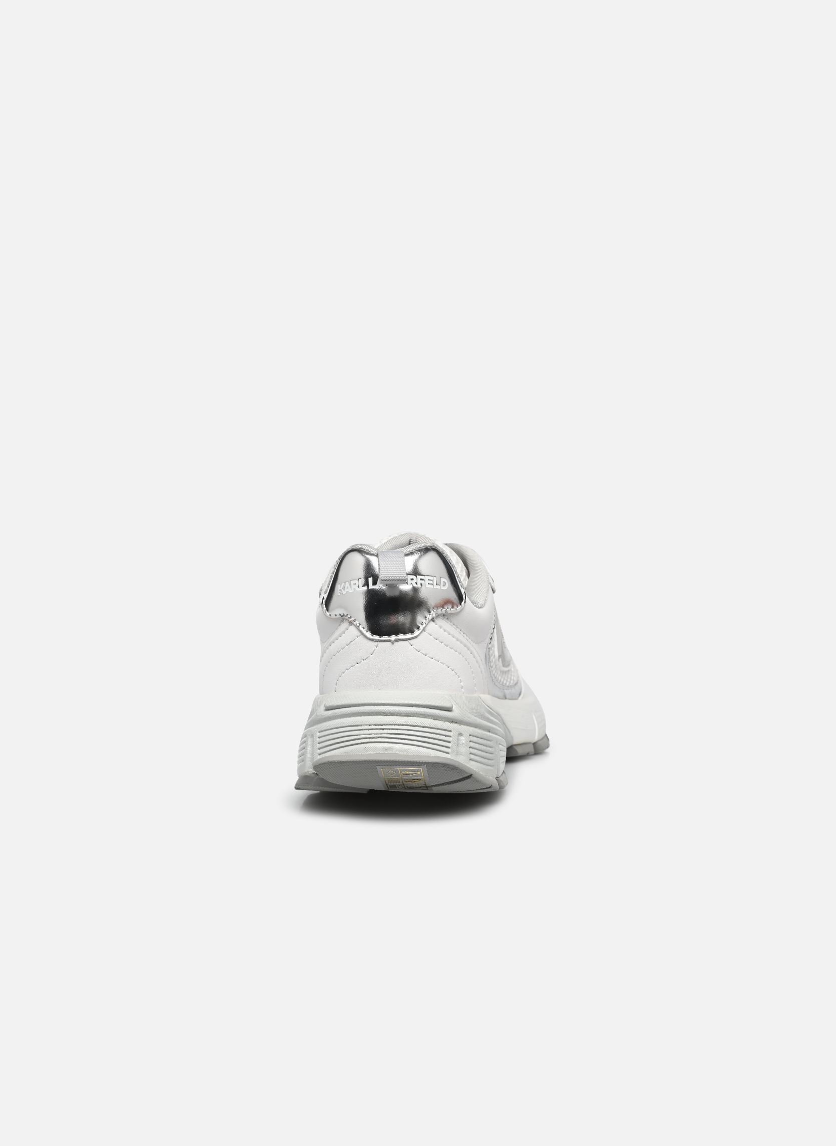 Lage sneakers ORION Sidetrim Underlay Lo dames wit Karl Lagerfeld Lage sneakers ORION Sidetrim Underlay Lo dames wit White Lthr & Textile w/Silver