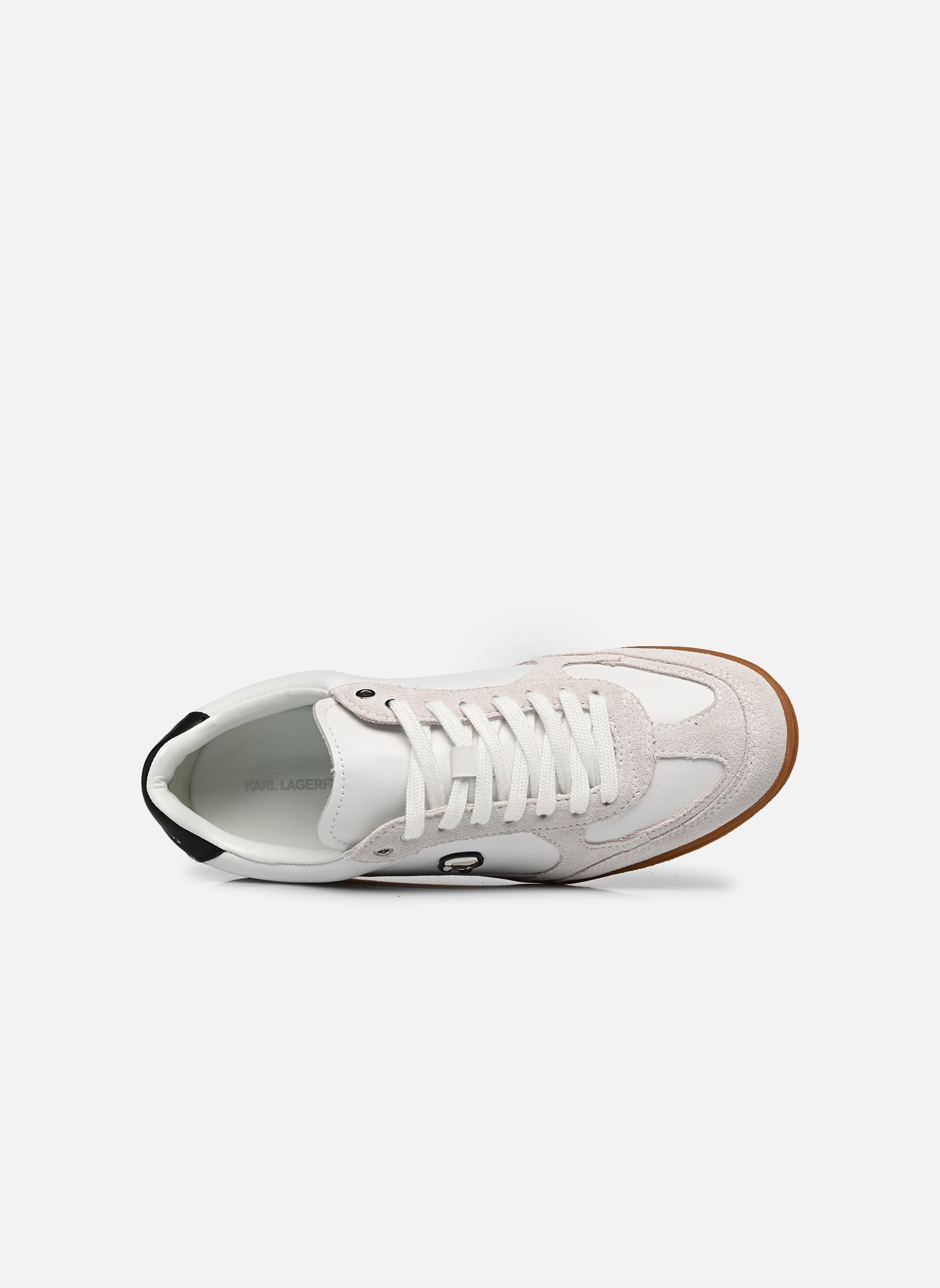 Baskets basses KANDIDATE NFT Lo Lace femme beige Karl Lagerfeld Baskets basses KANDIDATE NFT Lo Lace femme beige White Lthr & Suede