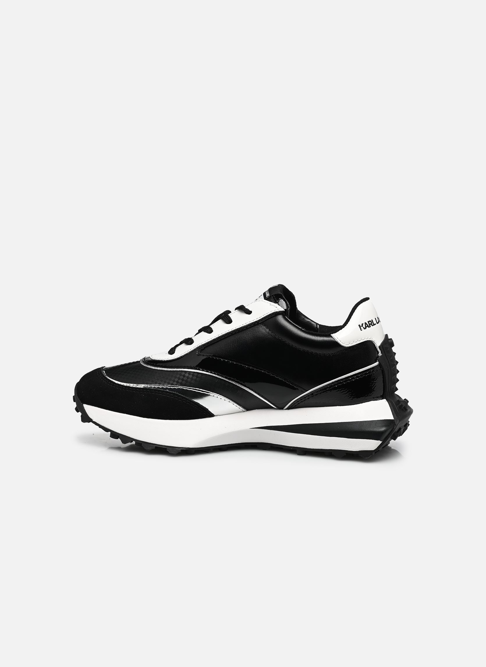 Baskets compensées ZONE Karl NFT Lo Lace femme noir Karl Lagerfeld Baskets compensées ZONE Karl NFT Lo Lace femme noir Black Lthr & Suede