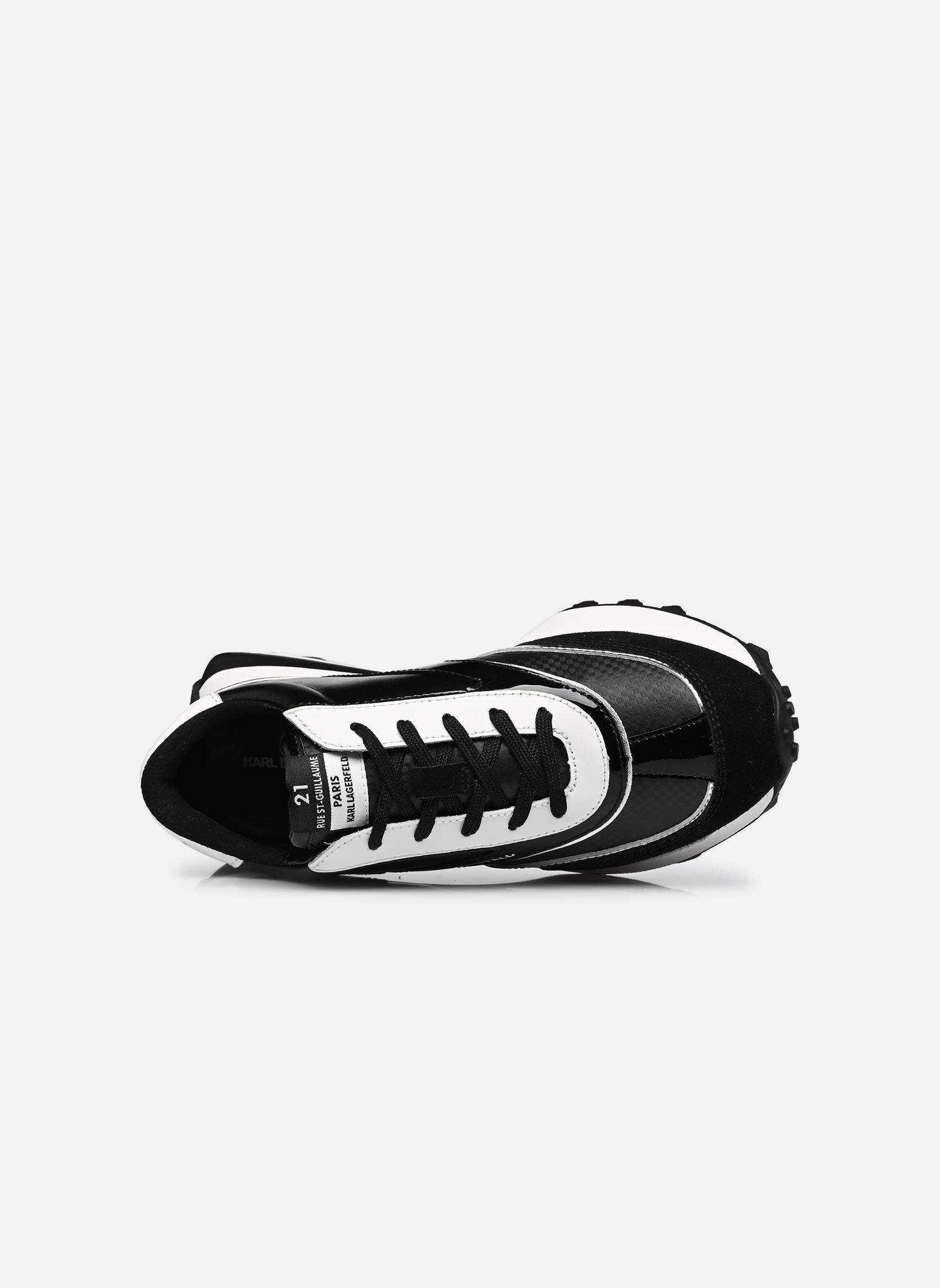 Baskets compensées ZONE Karl NFT Lo Lace femme noir Karl Lagerfeld Baskets compensées ZONE Karl NFT Lo Lace femme noir Black Lthr & Suede