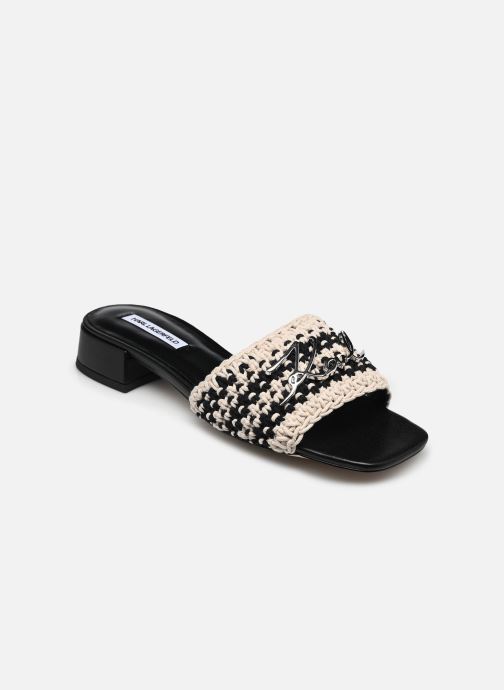 Karl Lagerfeld Flache Sandalen PETALO II Crochet Signia Slide damen beige