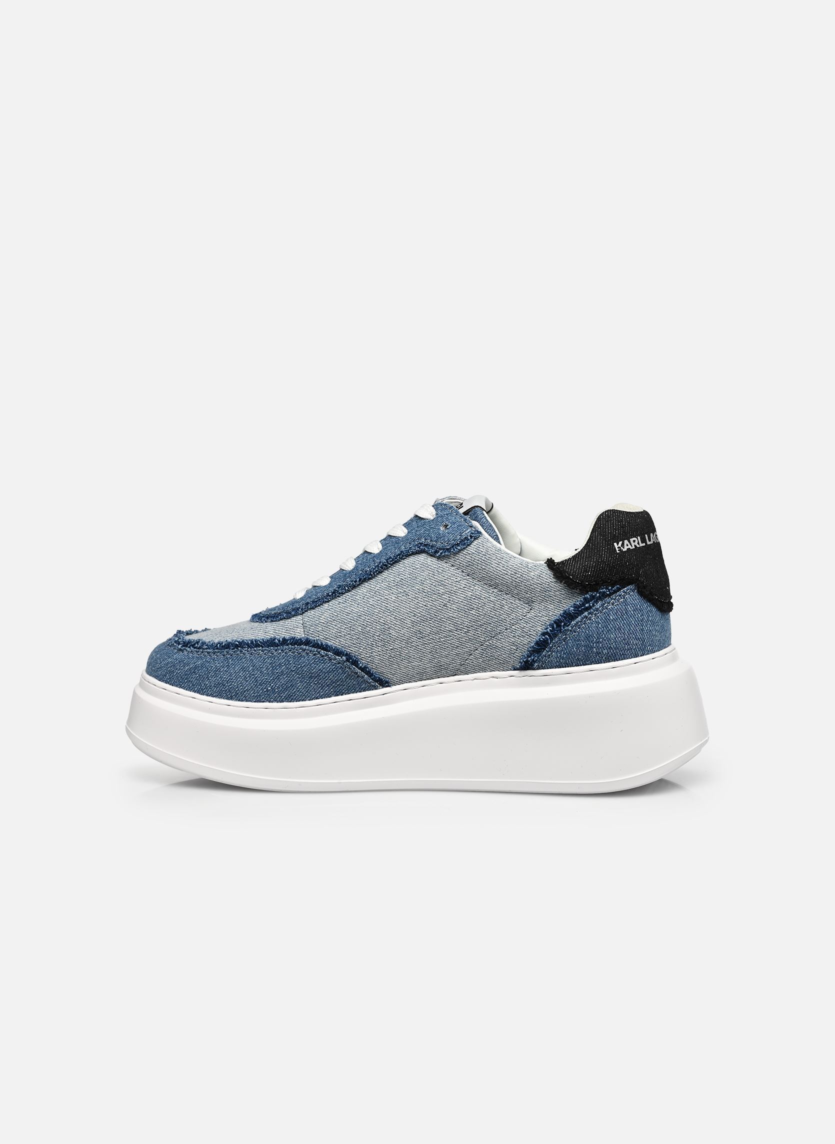 Plateau-Sneaker ANAKAPRI Denim Mix Lo Lace damen blau Karl Lagerfeld Plateau-Sneaker ANAKAPRI Denim Mix Lo Lace damen blau Denim w/Blue