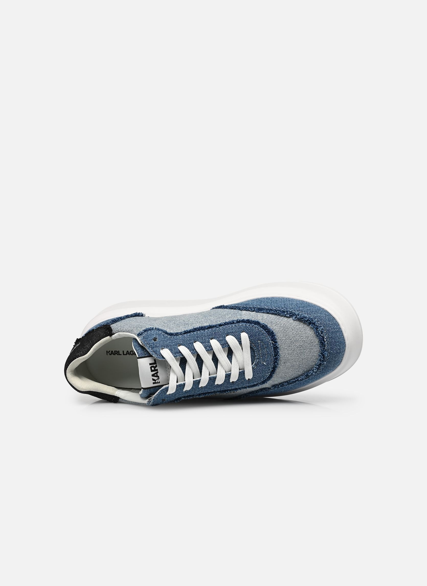 Plateau-Sneaker ANAKAPRI Denim Mix Lo Lace damen blau Karl Lagerfeld Plateau-Sneaker ANAKAPRI Denim Mix Lo Lace damen blau Denim w/Blue