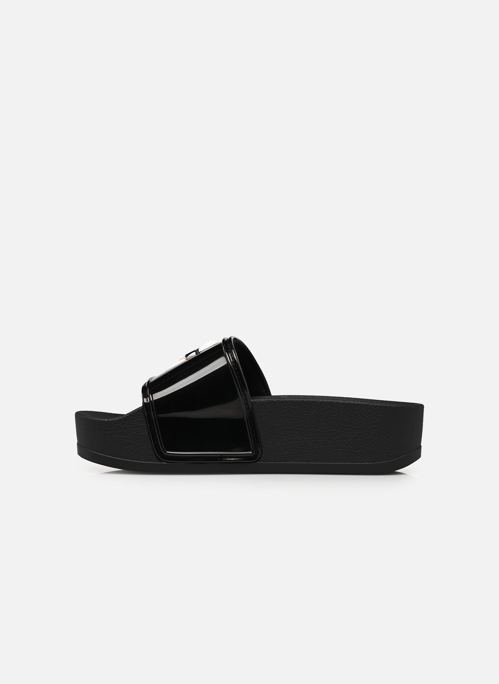 Strandsandalen KONDO MAXI II Karl NFT Shine damen schwarz Karl Lagerfeld Strandsandalen KONDO MAXI II Karl NFT Shine damen schwarz BLACK RUBBER