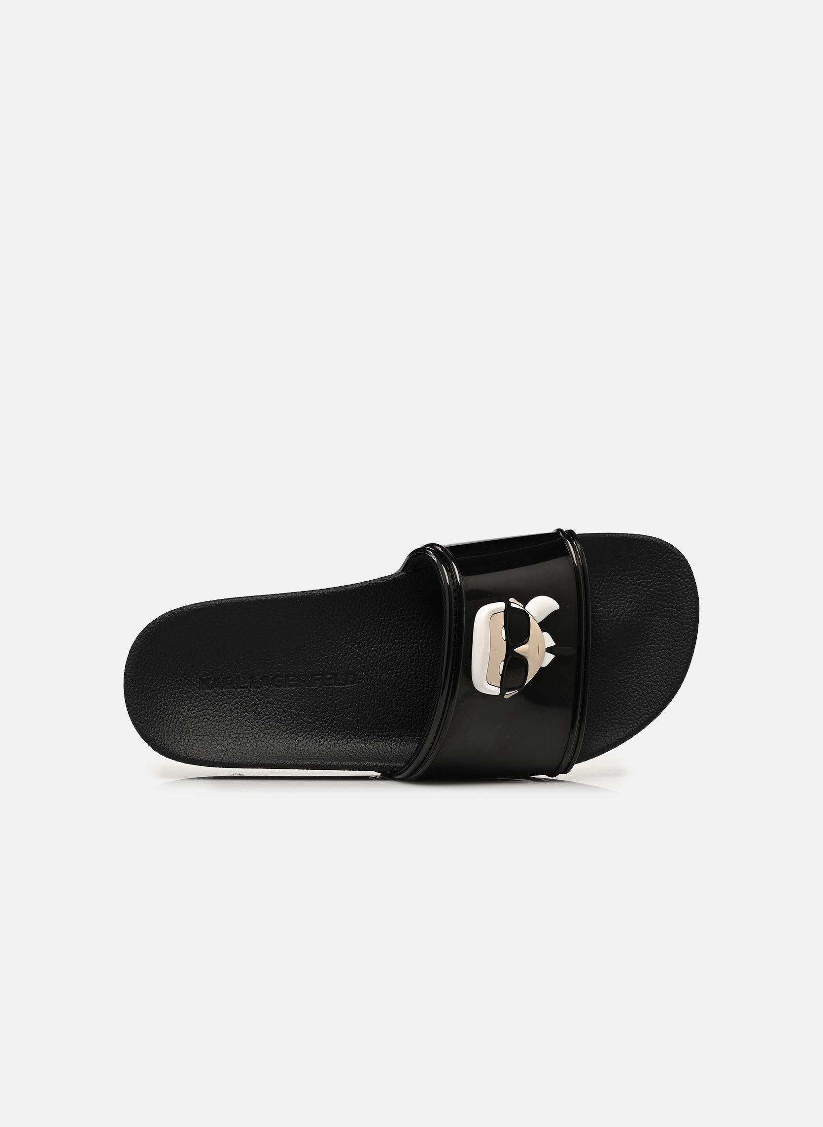Strandsandalen KONDO MAXI II Karl NFT Shine damen schwarz Karl Lagerfeld Strandsandalen KONDO MAXI II Karl NFT Shine damen schwarz BLACK RUBBER