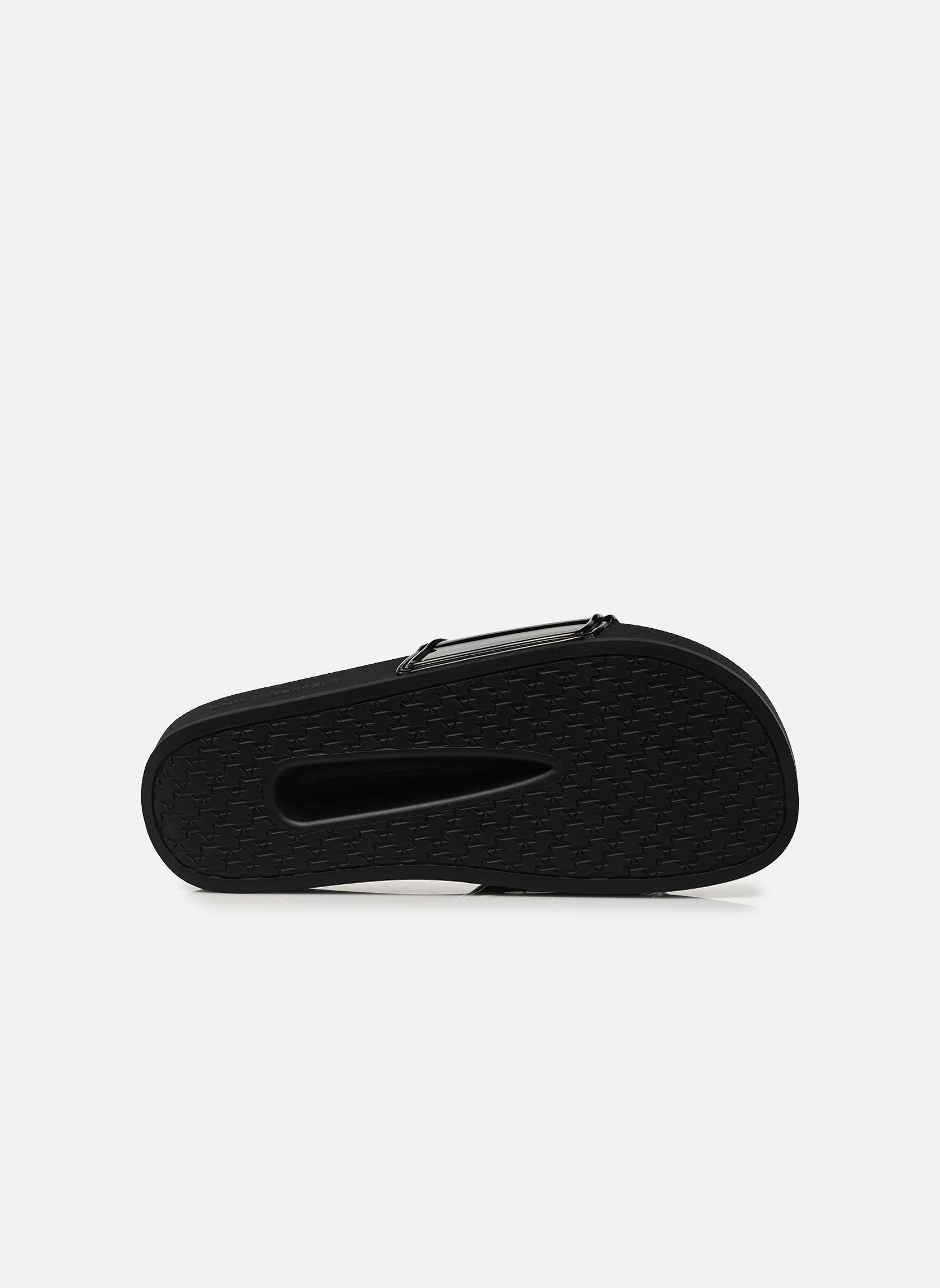 Strandsandalen KONDO MAXI II Karl NFT Shine damen schwarz Karl Lagerfeld Strandsandalen KONDO MAXI II Karl NFT Shine damen schwarz BLACK RUBBER