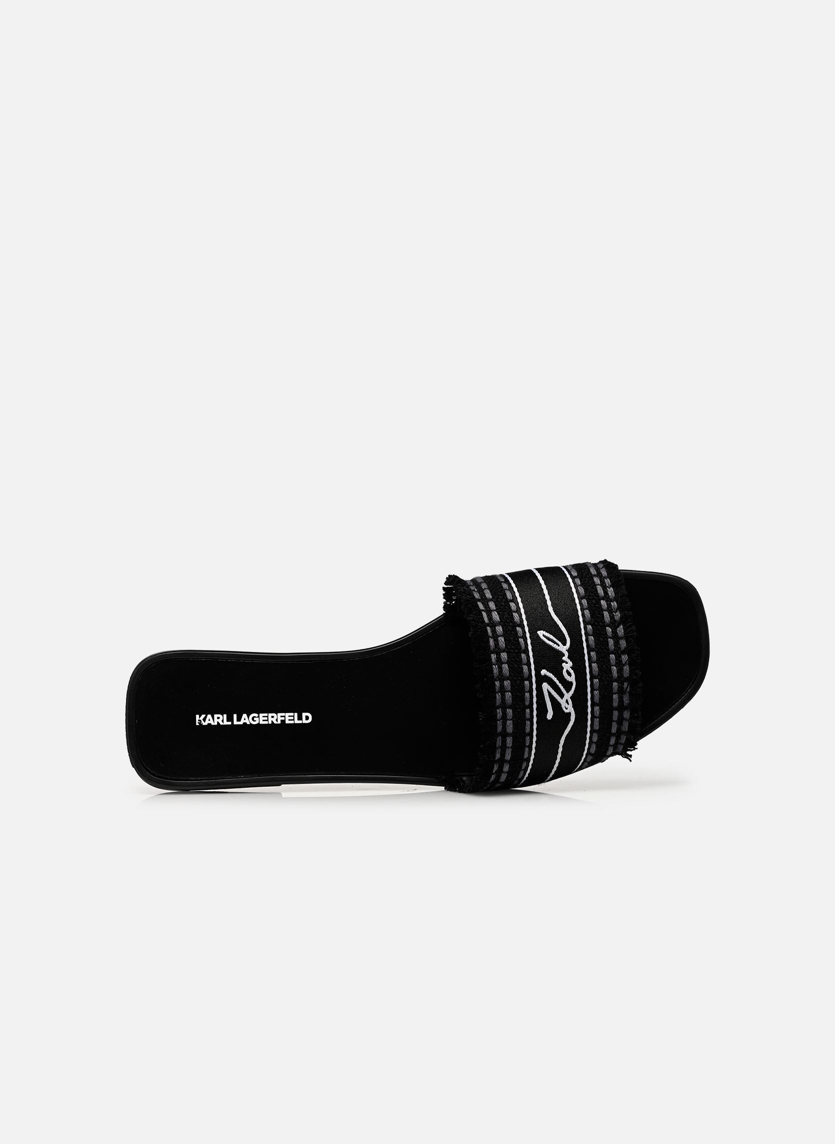 Sandalen SKOOT III Border Slide damen schwarz Karl Lagerfeld Sandalen SKOOT III Border Slide damen schwarz Black Chambrey