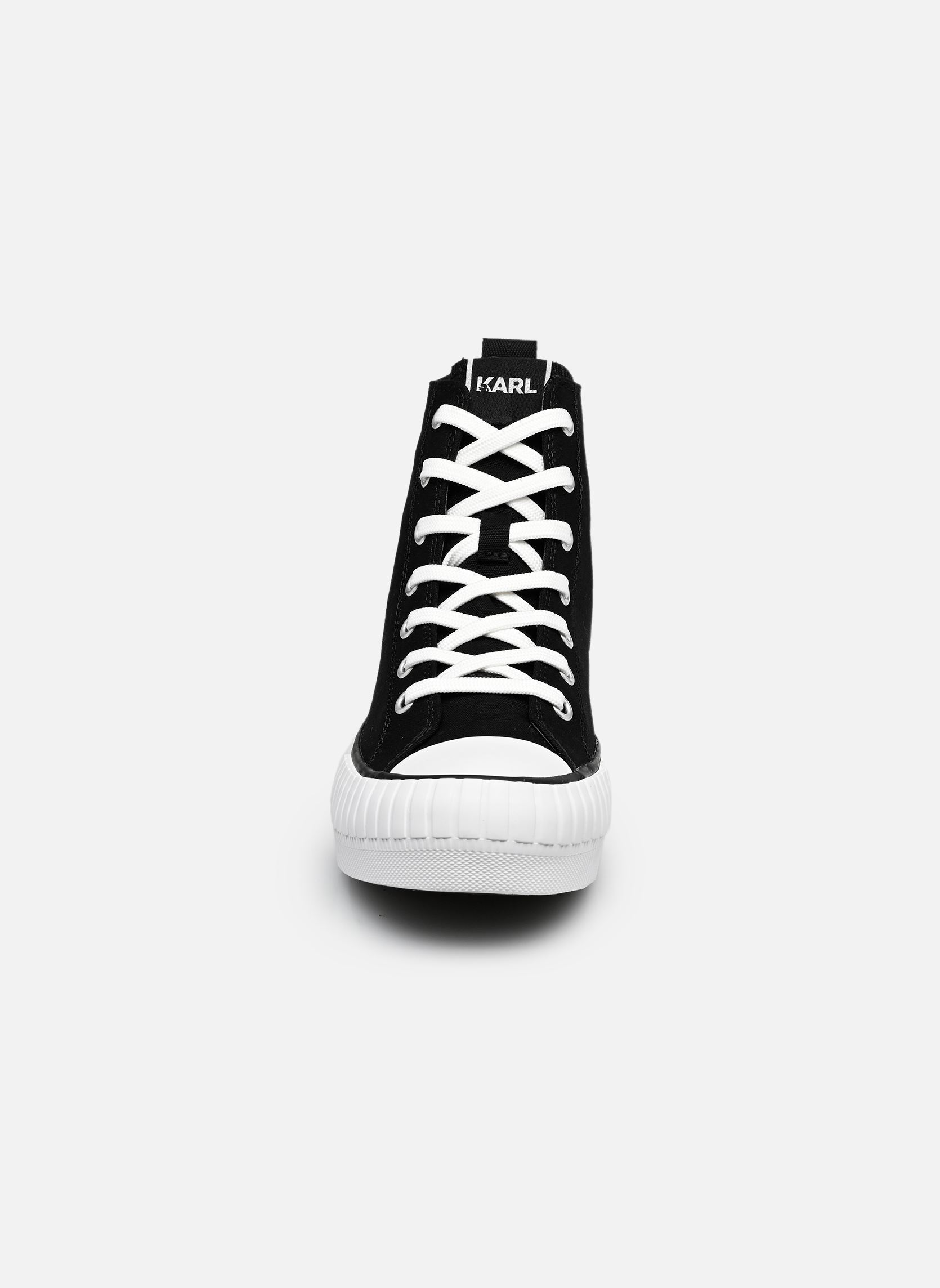 Knöchelhohe Sneaker KAMPUS MAX Twin Love Hi damen schwarz Karl Lagerfeld Knöchelhohe Sneaker KAMPUS MAX Twin Love Hi damen schwarz Black Canvas