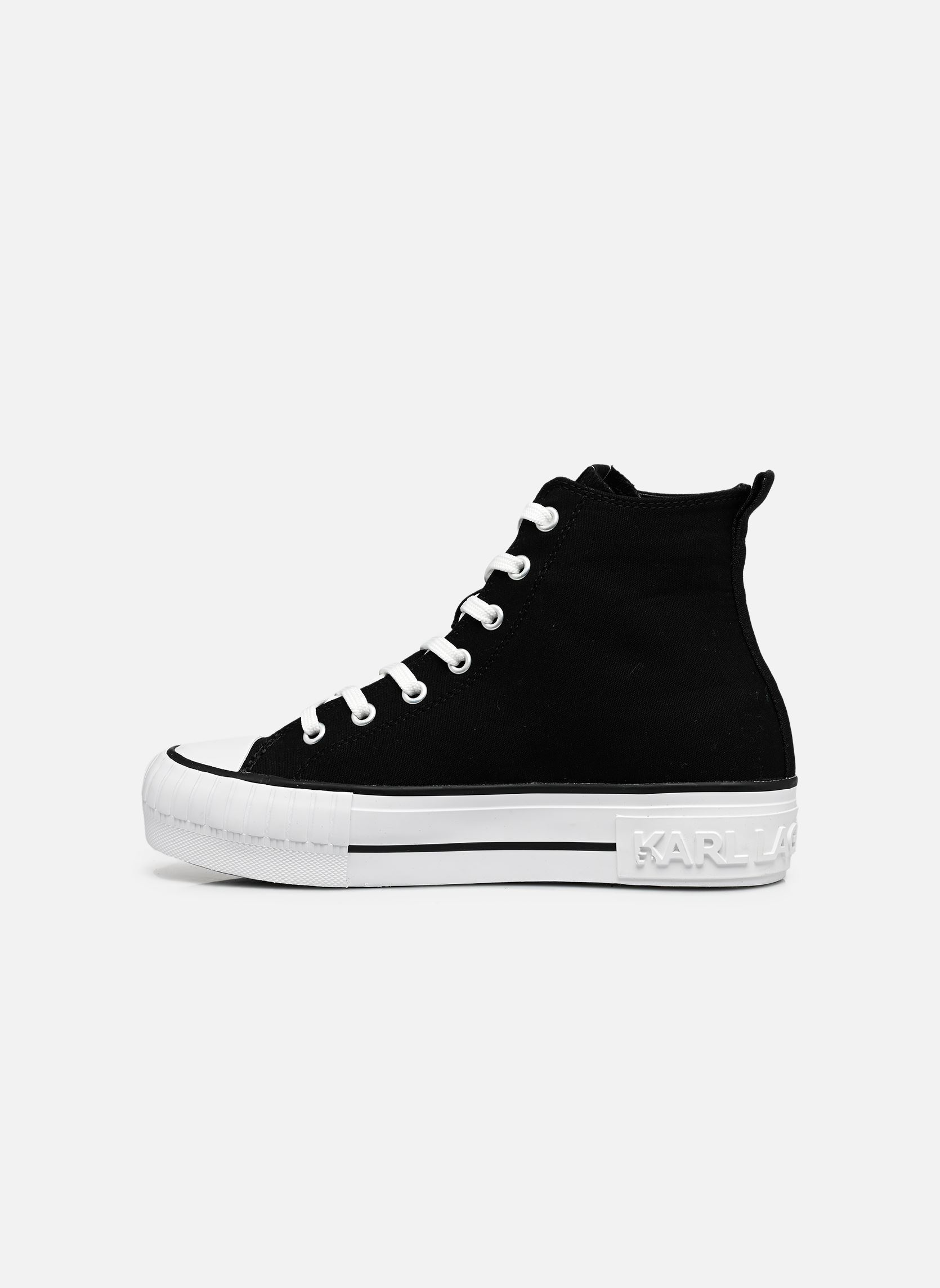 Knöchelhohe Sneaker KAMPUS MAX Twin Love Hi damen schwarz Karl Lagerfeld Knöchelhohe Sneaker KAMPUS MAX Twin Love Hi damen schwarz Black Canvas