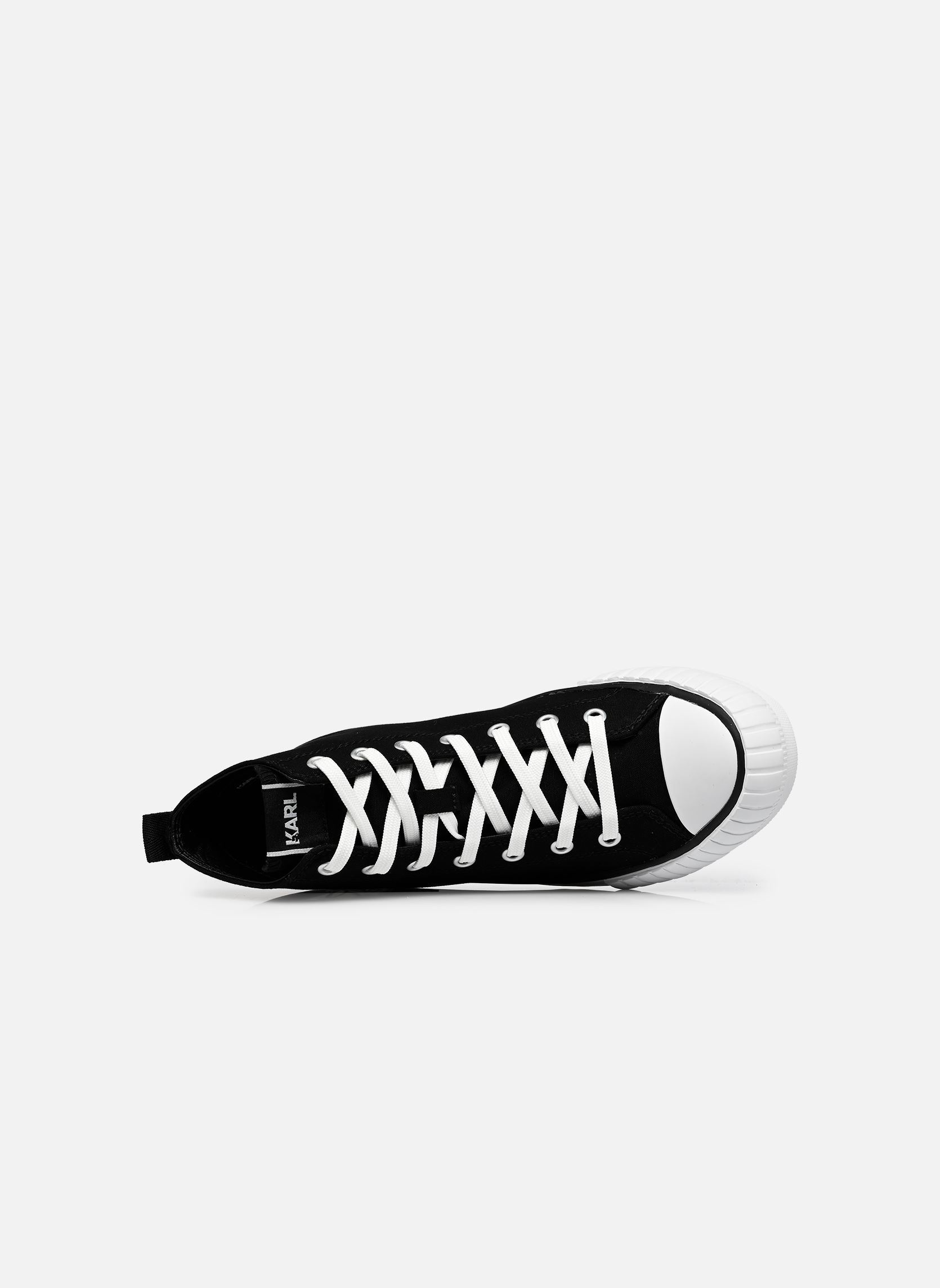 Knöchelhohe Sneaker KAMPUS MAX Twin Love Hi damen schwarz Karl Lagerfeld Knöchelhohe Sneaker KAMPUS MAX Twin Love Hi damen schwarz Black Canvas