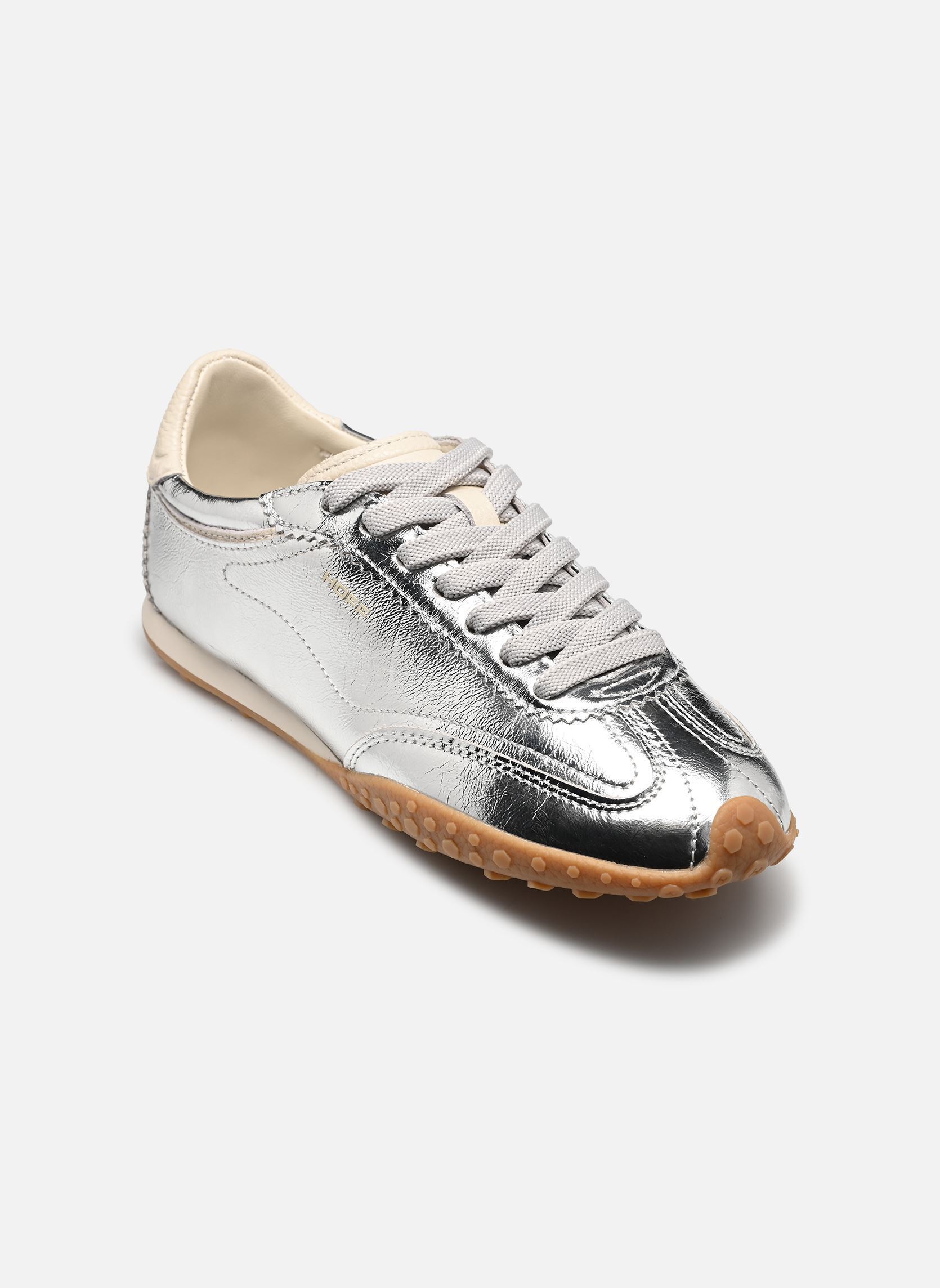Lage sneakers BRIDGE Full Leather dames zilver Hoff Lage sneakers BRIDGE Full Leather dames zilver SILVER