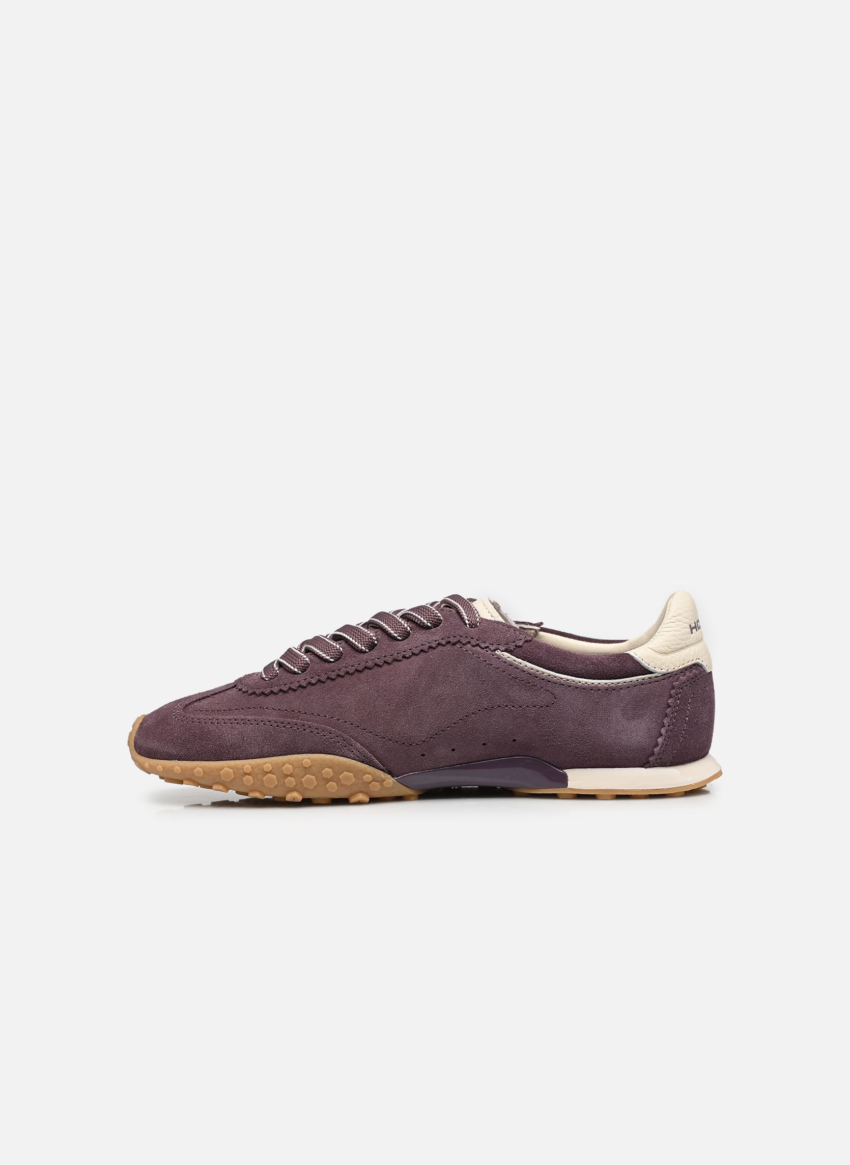 Lage sneakers BRIDGE Full Leather dames paars Hoff Lage sneakers BRIDGE Full Leather dames paars AUBERGINE