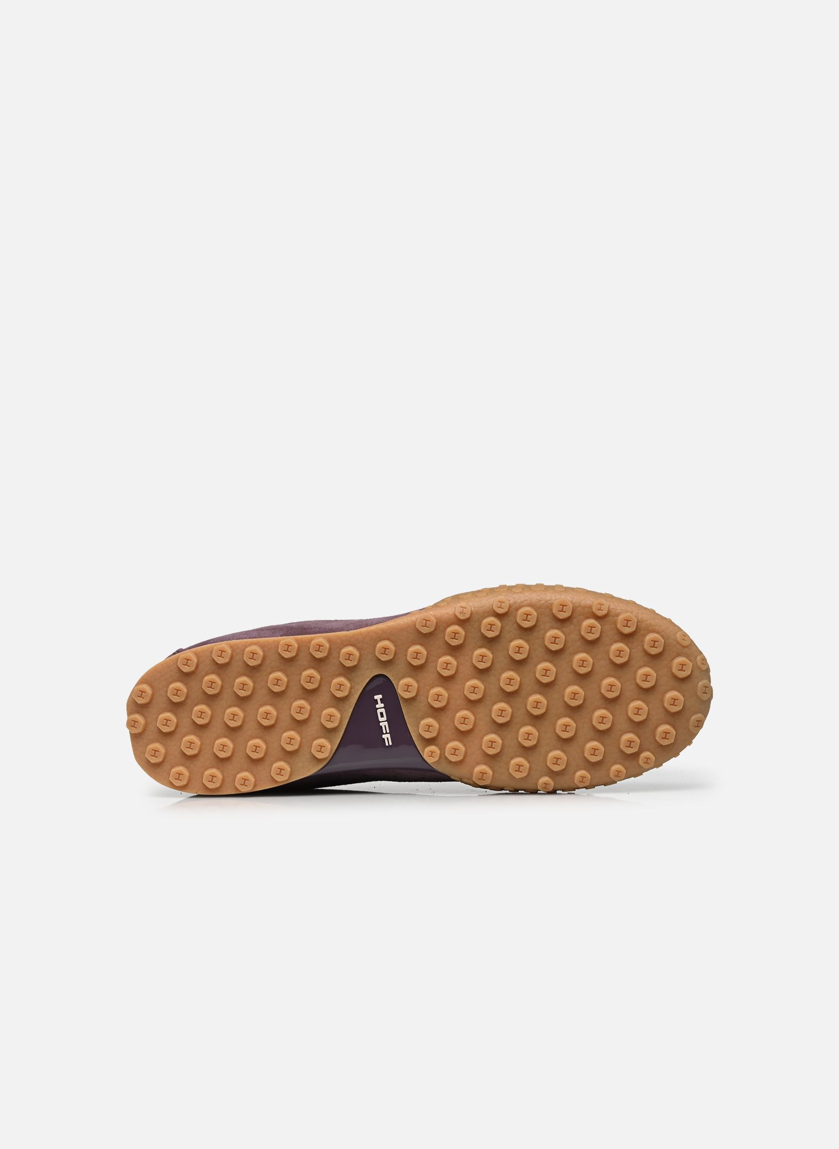 Lage sneakers BRIDGE Full Leather dames paars Hoff Lage sneakers BRIDGE Full Leather dames paars AUBERGINE