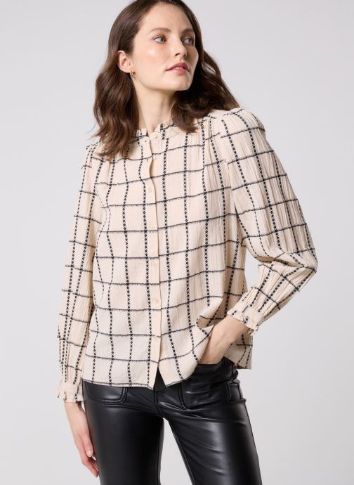 La Petite Etoile Blouses met lange mouwen Byron dames wit