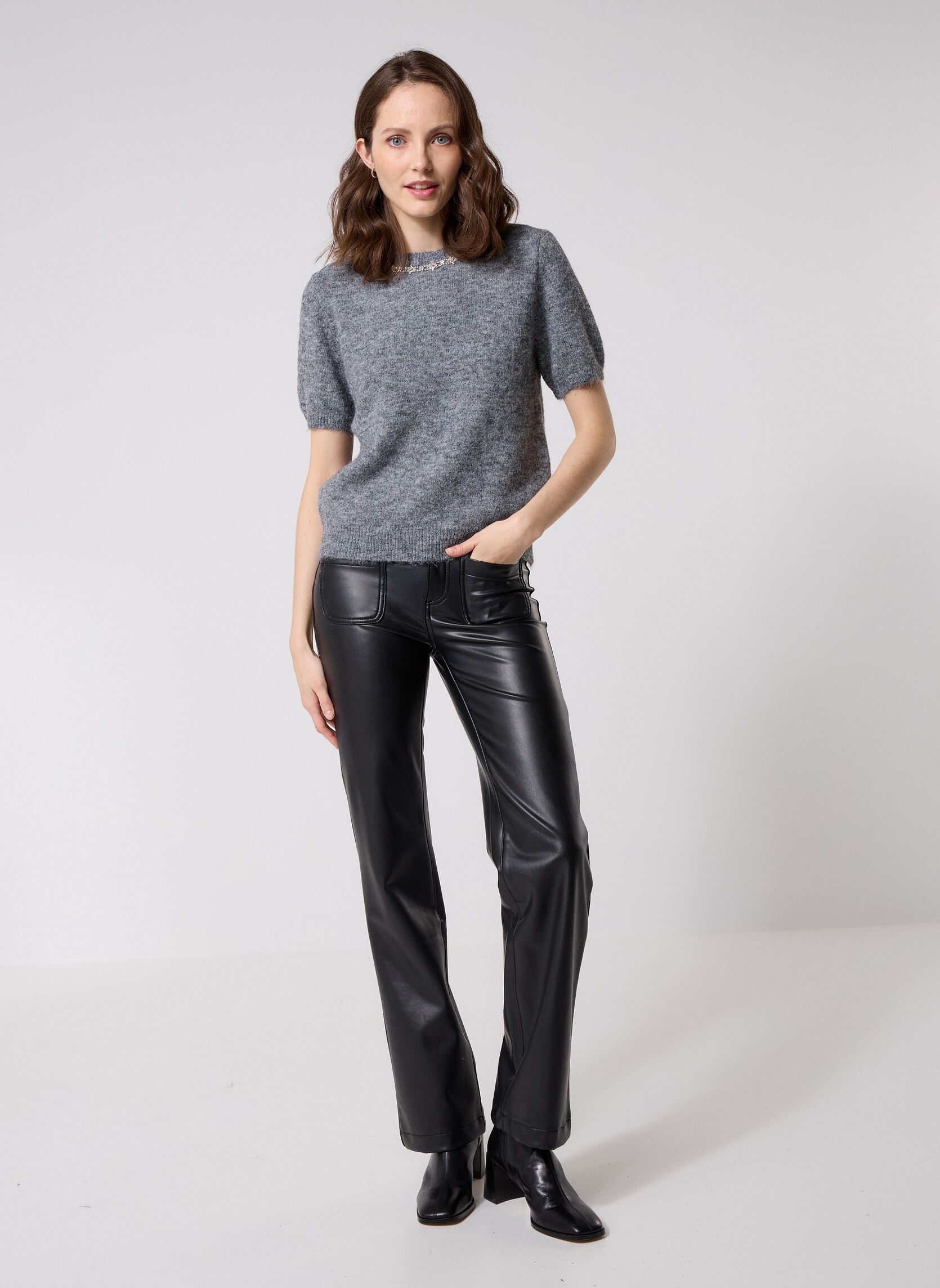 Pullover Matis damen grau La Petite Etoile Pullover Matis damen grau Gris Chine
