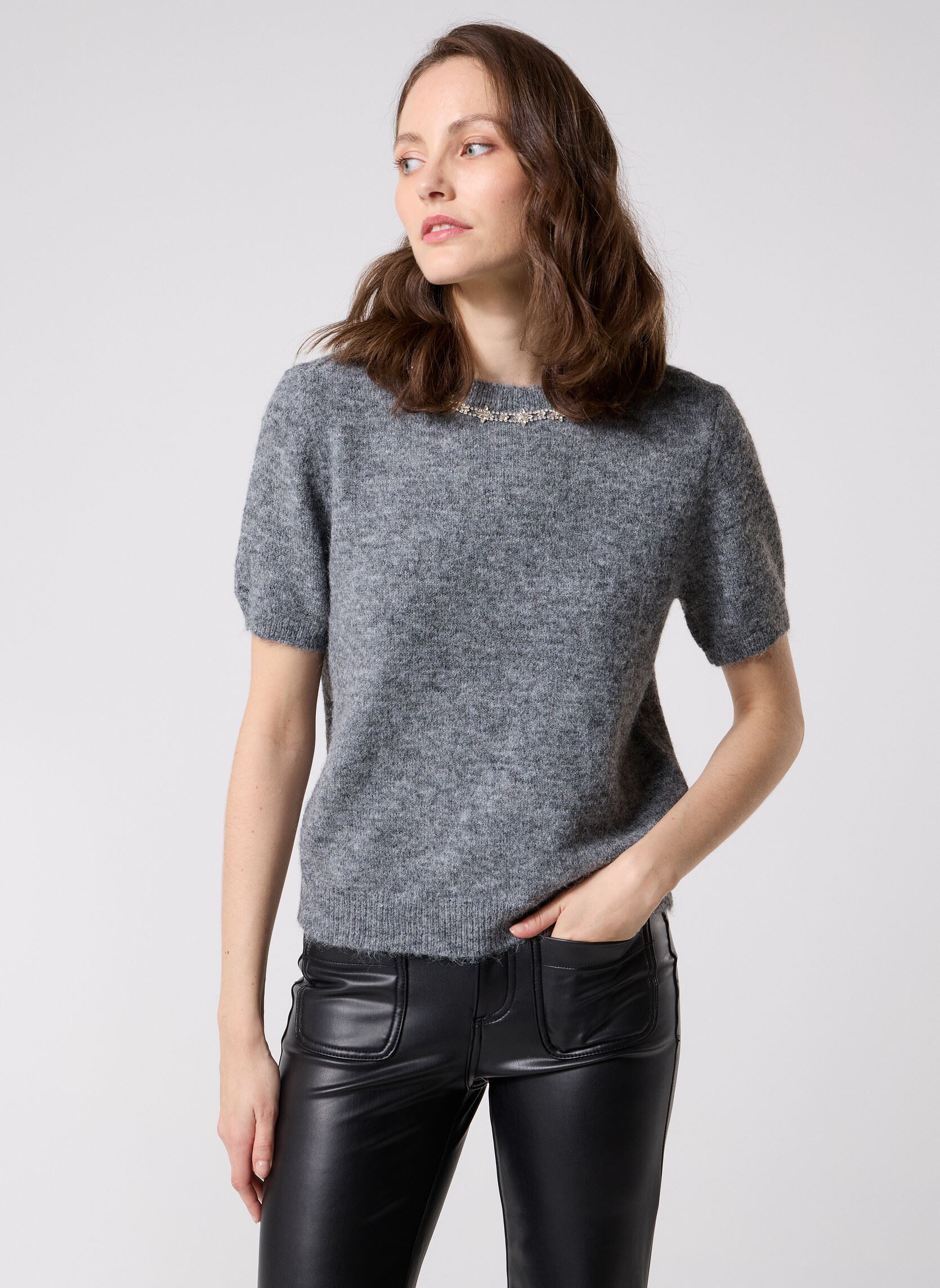 Pullover Matis damen grau La Petite Etoile Pullover Matis damen grau Gris Chine