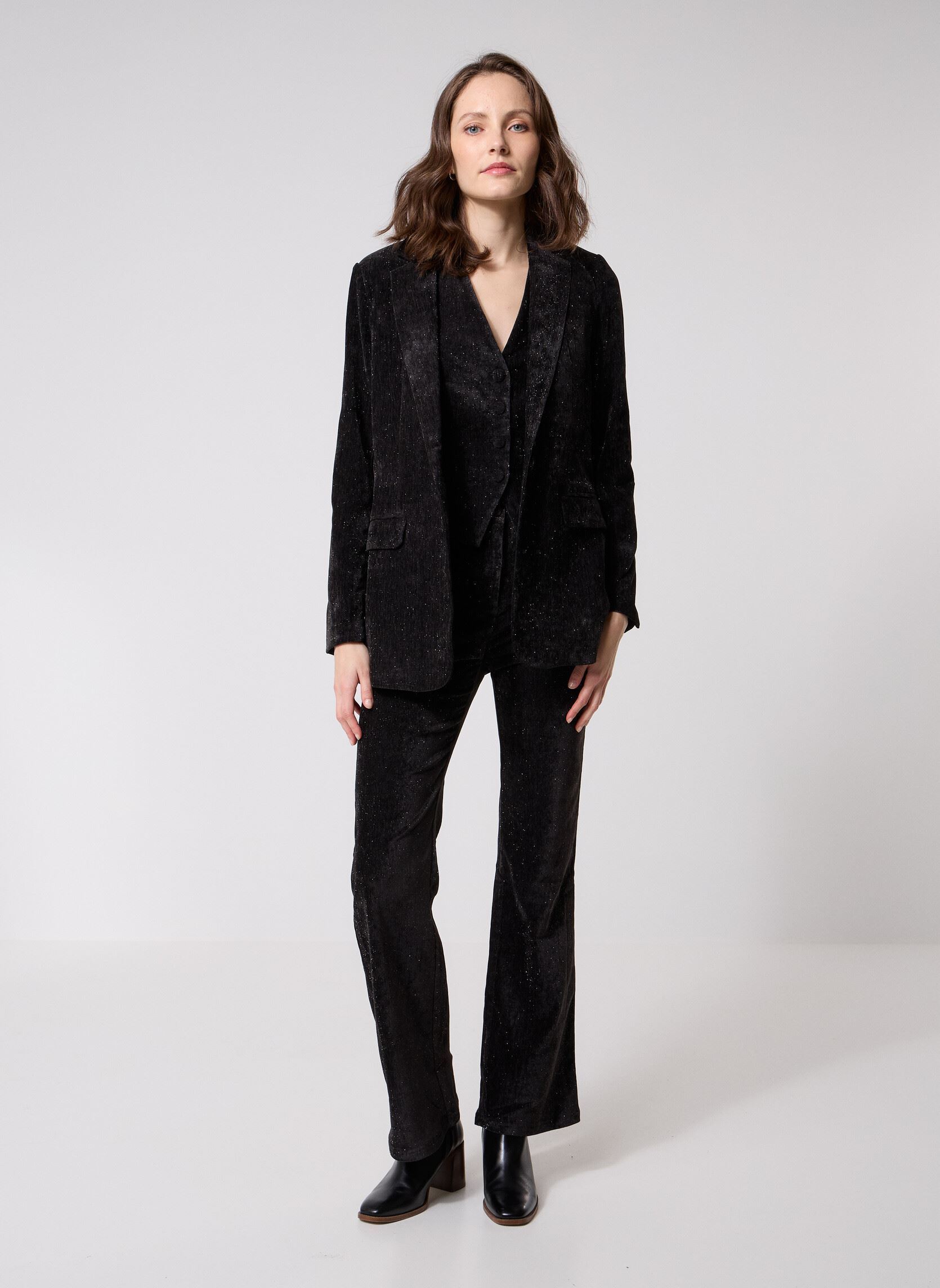 Blazer Valley dames zwart La Petite Etoile Blazer Valley dames zwart Noir