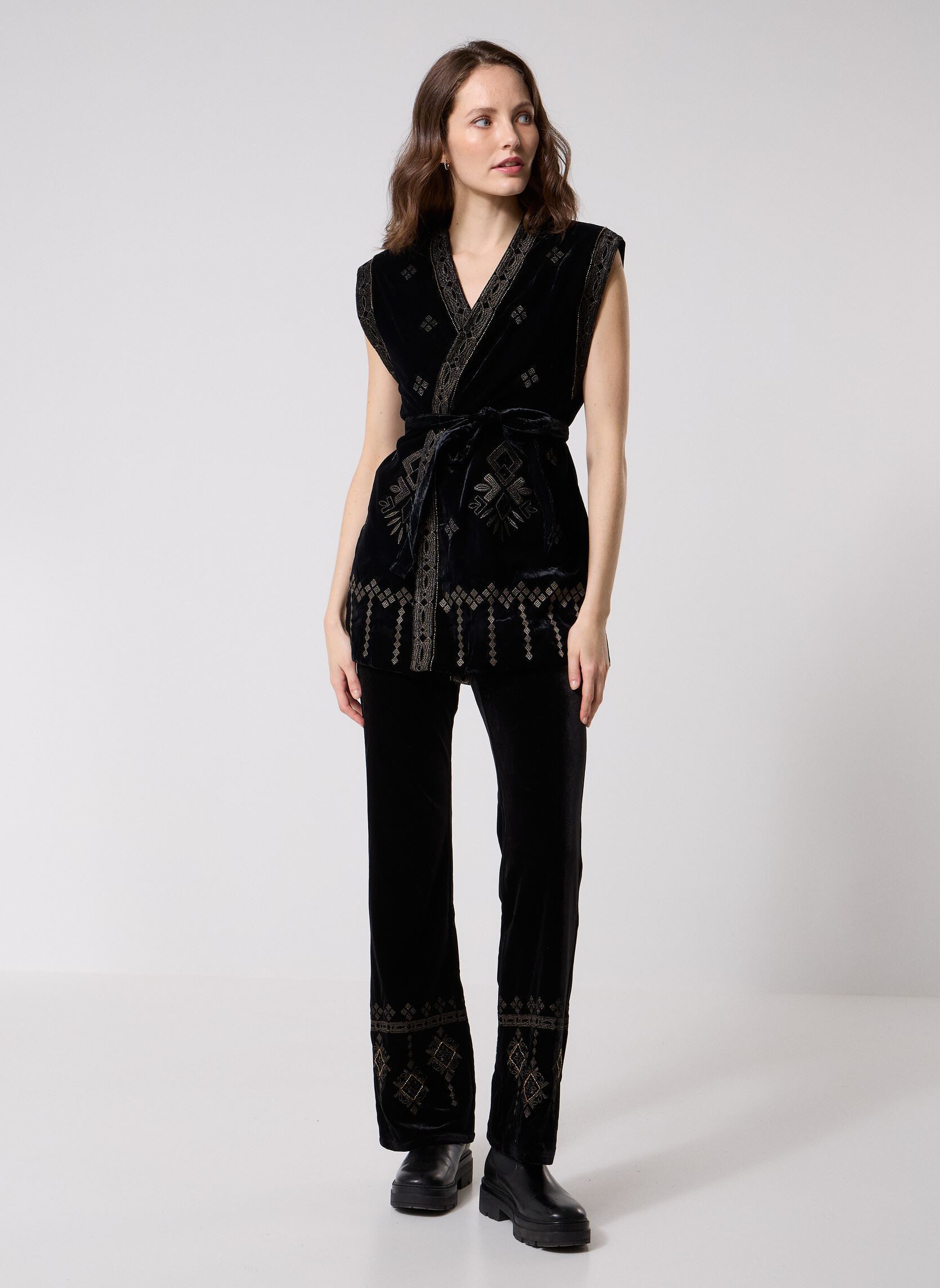 Westen Vitty damen schwarz La Petite Etoile Westen Vitty damen schwarz Noir