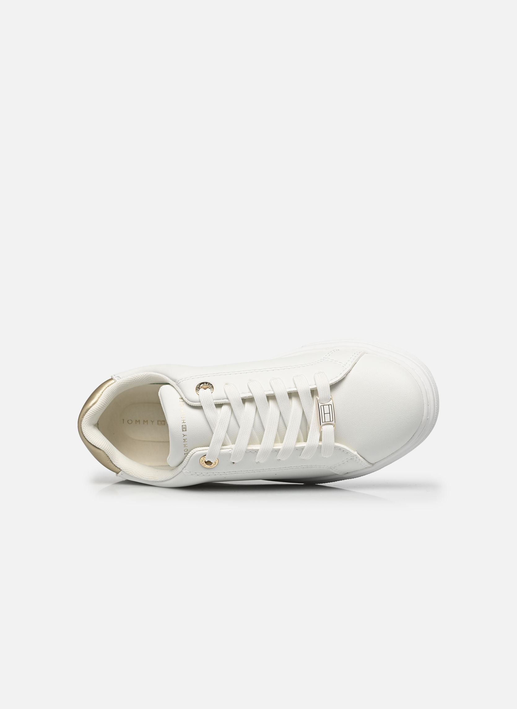 Niedrige Sneaker Crystal mädchen weiß Tommy Hilfiger Niedrige Sneaker Crystal mädchen weiß WHITE/PLATINUM