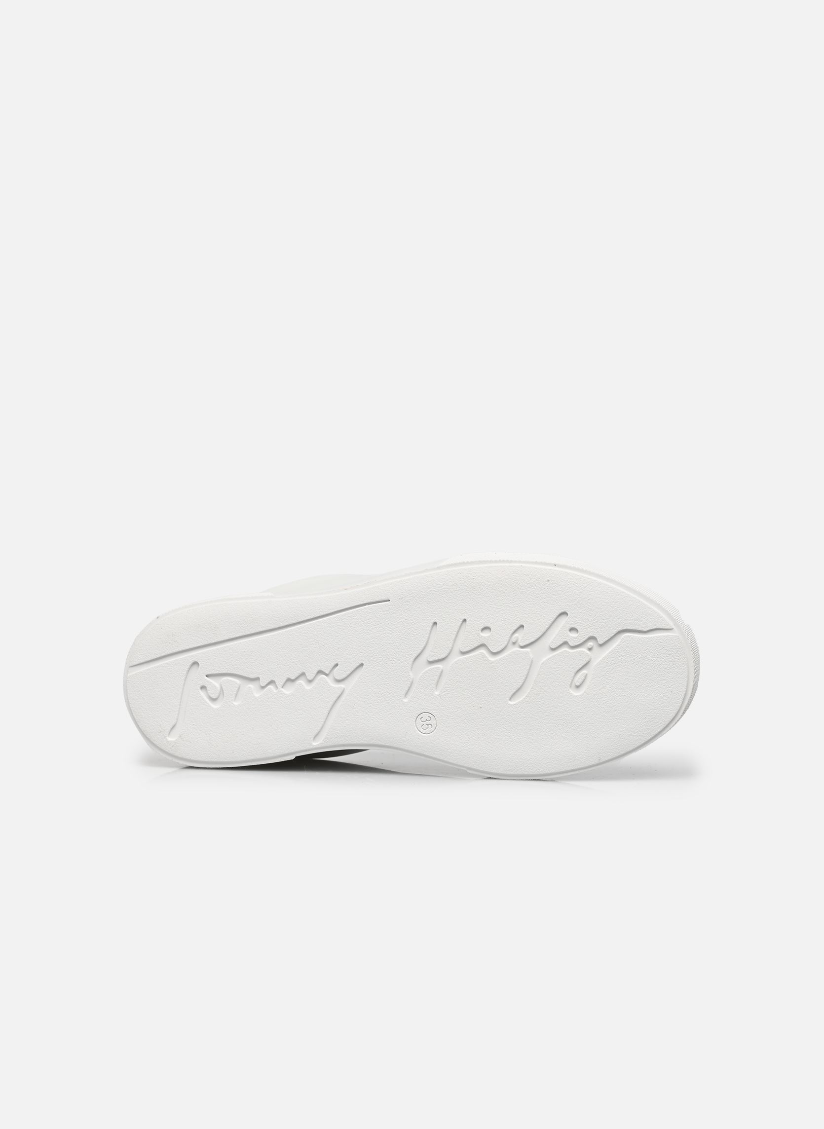 Niedrige Sneaker Crystal mädchen weiß Tommy Hilfiger Niedrige Sneaker Crystal mädchen weiß WHITE/PLATINUM