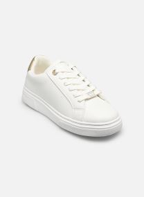 Niedrige Sneaker Crystal mädchen weiß