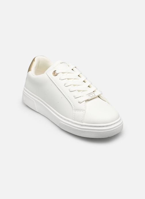 Tommy Hilfiger Niedrige Sneaker Crystal mädchen weiß