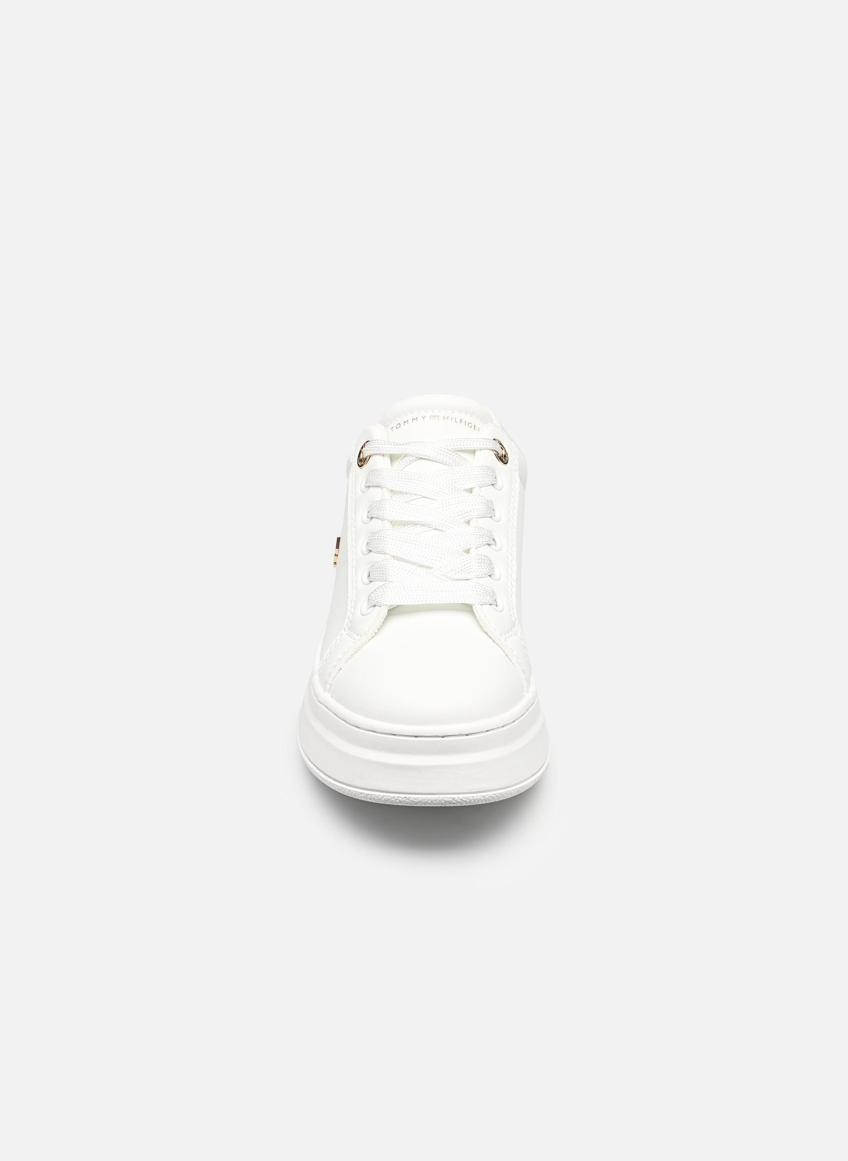 Niedrige Sneaker Mila mädchen weiß Tommy Hilfiger Niedrige Sneaker Mila mädchen weiß WHITE/PLATINUM
