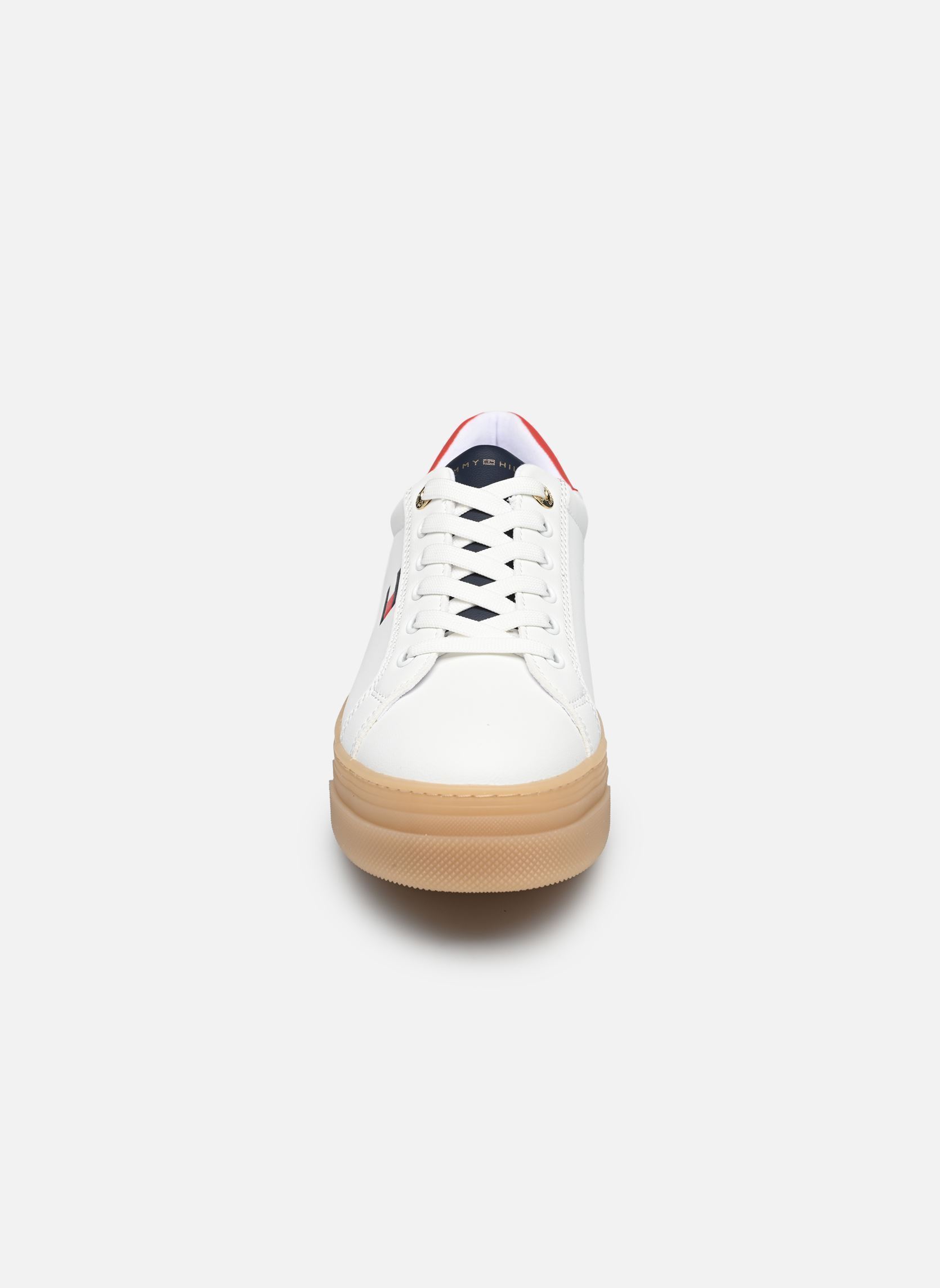 Niedrige Sneaker Jade mädchen weiß Tommy Hilfiger Niedrige Sneaker Jade mädchen weiß WHITE/BLUE/RED