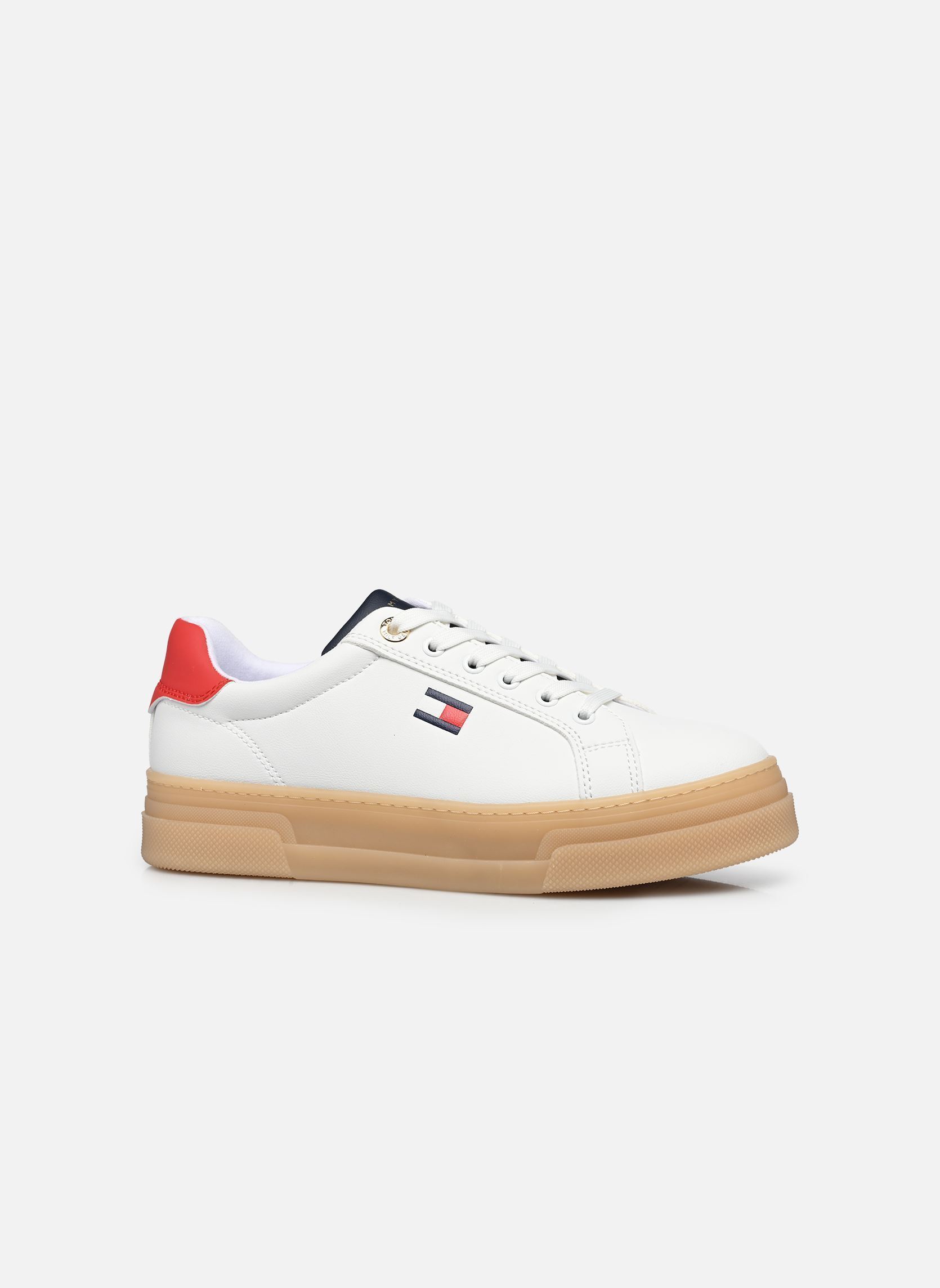 Niedrige Sneaker Jade mädchen weiß Tommy Hilfiger Niedrige Sneaker Jade mädchen weiß WHITE/BLUE/RED