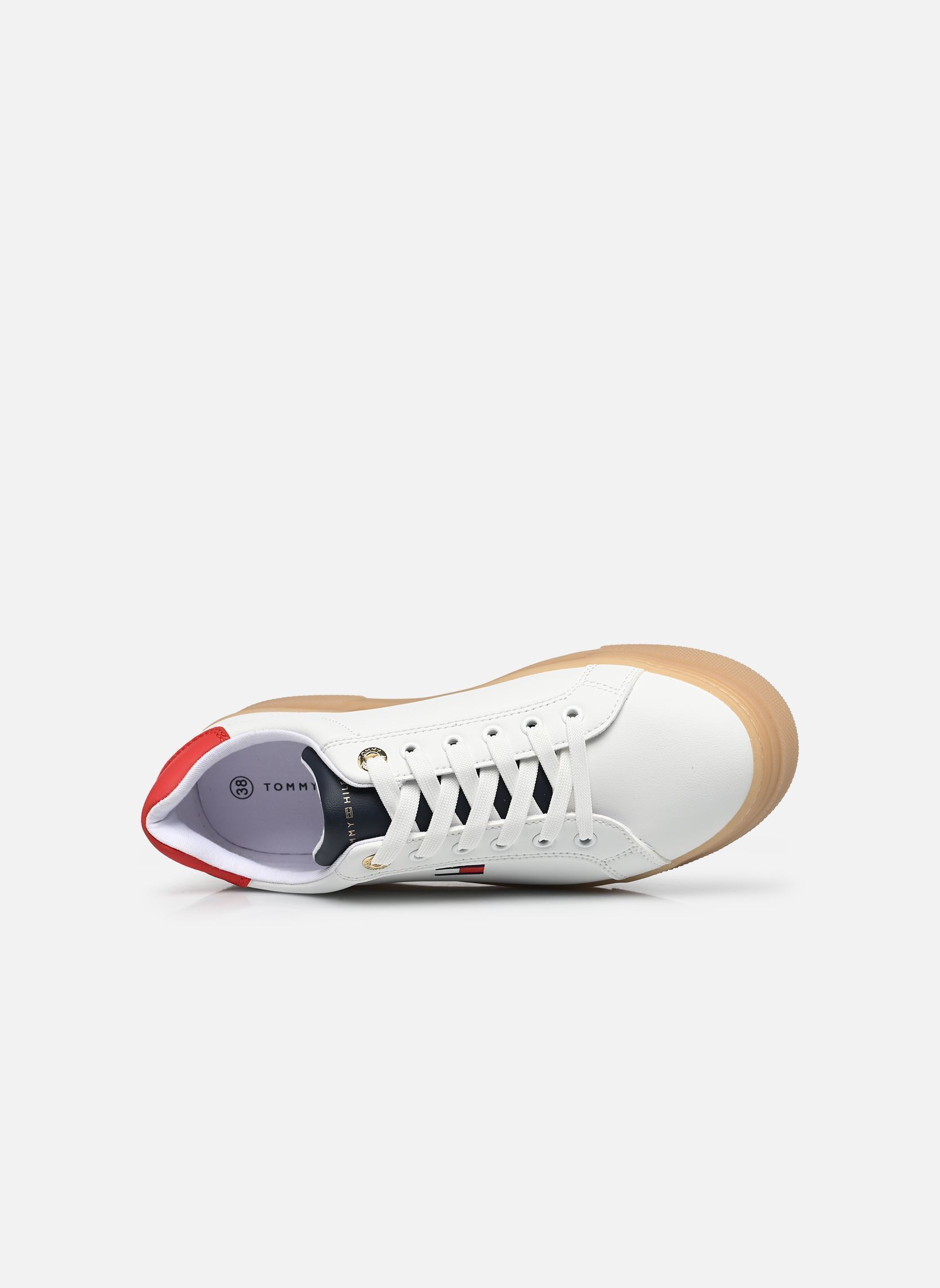 Niedrige Sneaker Jade mädchen weiß Tommy Hilfiger Niedrige Sneaker Jade mädchen weiß WHITE/BLUE/RED