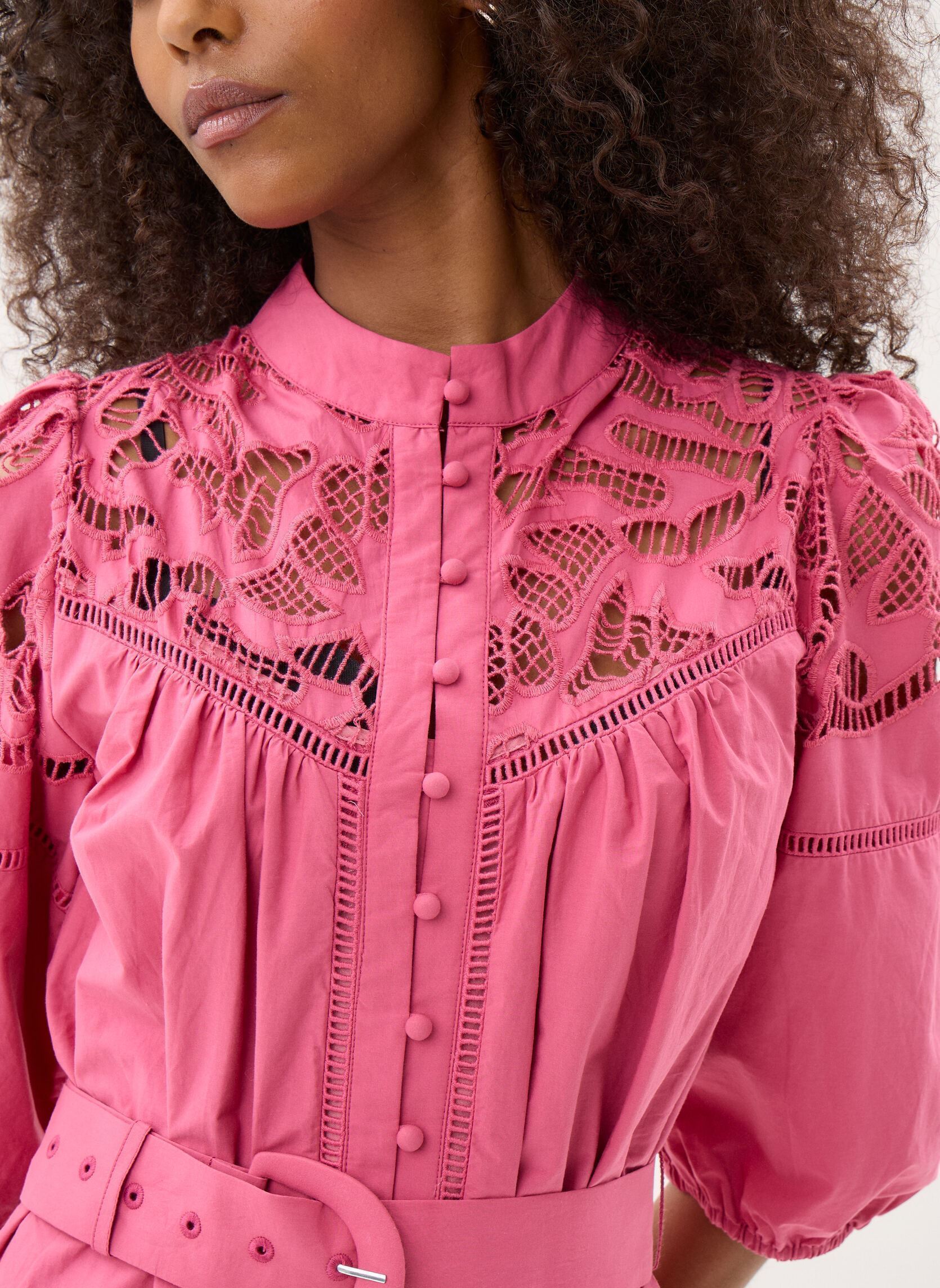 Jurken Caty dames roze Suncoo Jurken Caty dames roze Bois de rose
