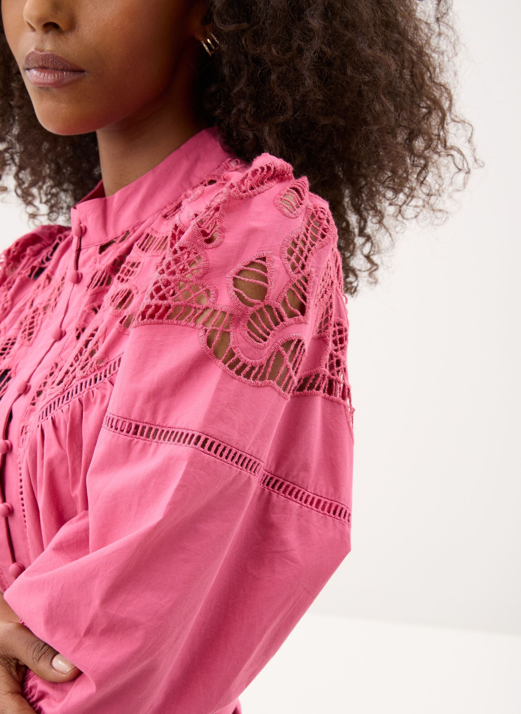 Jurken Caty dames roze Suncoo Jurken Caty dames roze Bois de rose