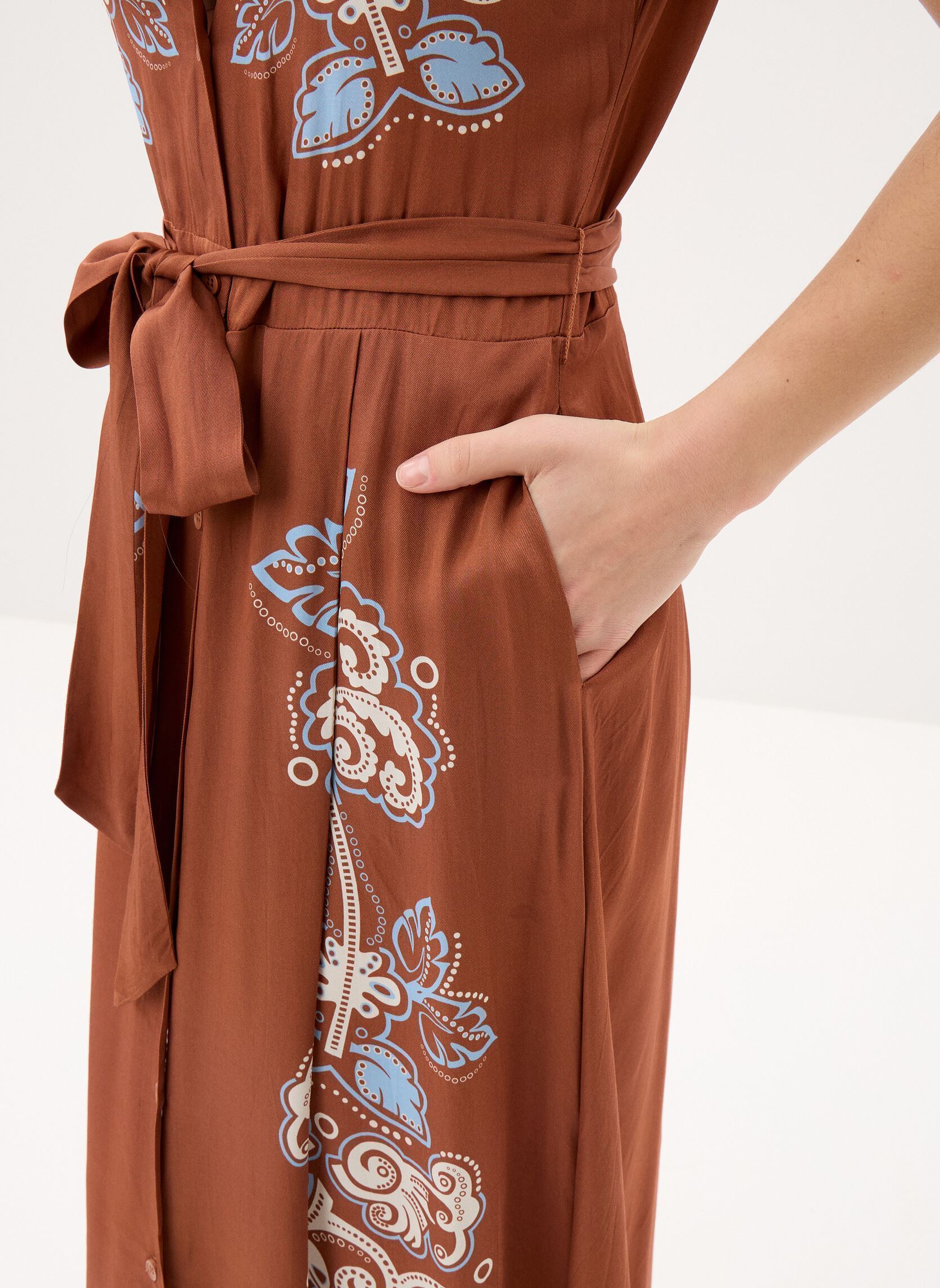 Jurken Charliz dames bruin Suncoo Jurken Charliz dames bruin Choco