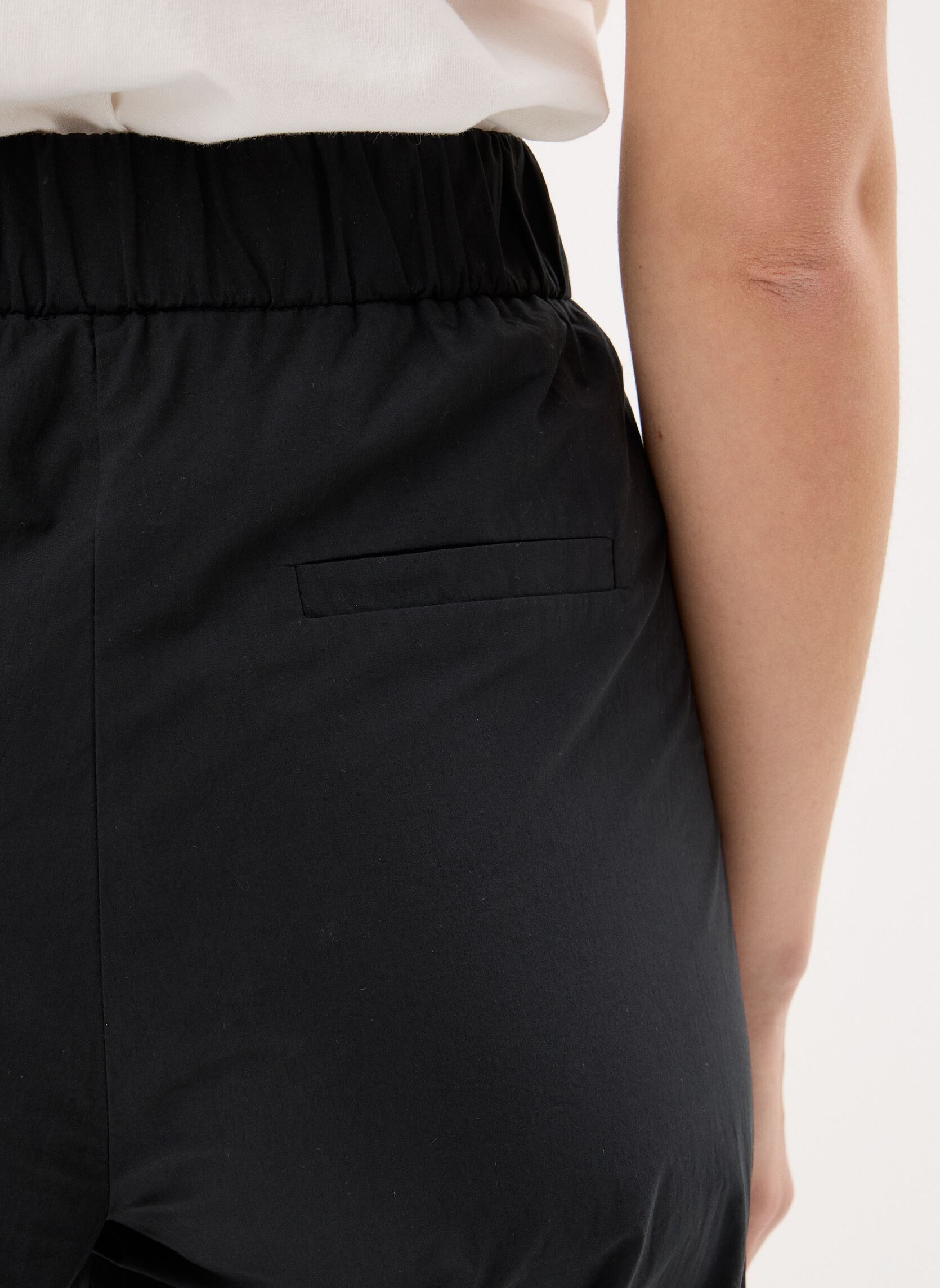 Wijde broeken Jet dames zwart Suncoo Wijde broeken Jet dames zwart Noir