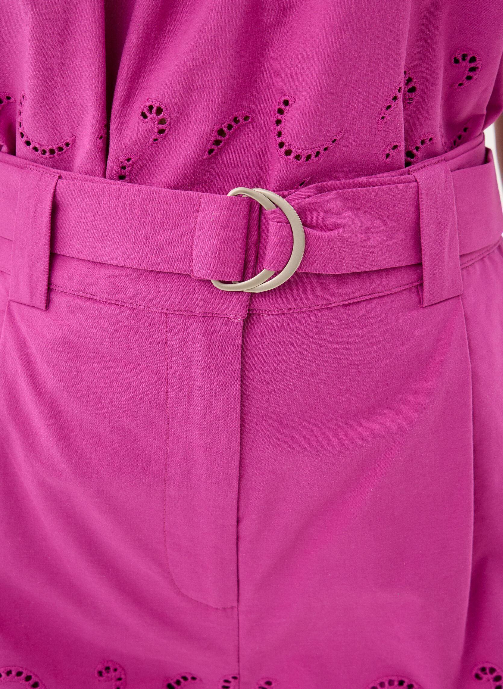 Shorts Bianco dames roze Suncoo Shorts Bianco dames roze Framboise