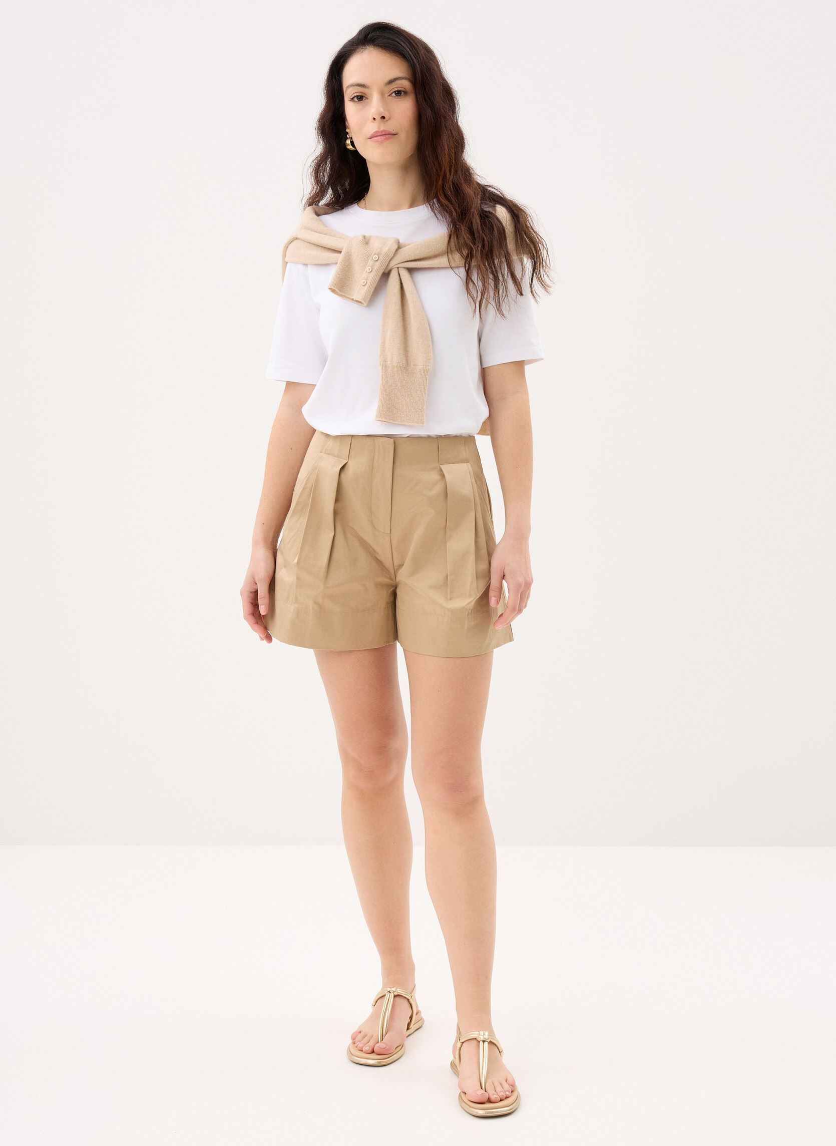 Shorts Basil dames bruin Suncoo Shorts Basil dames bruin Camel