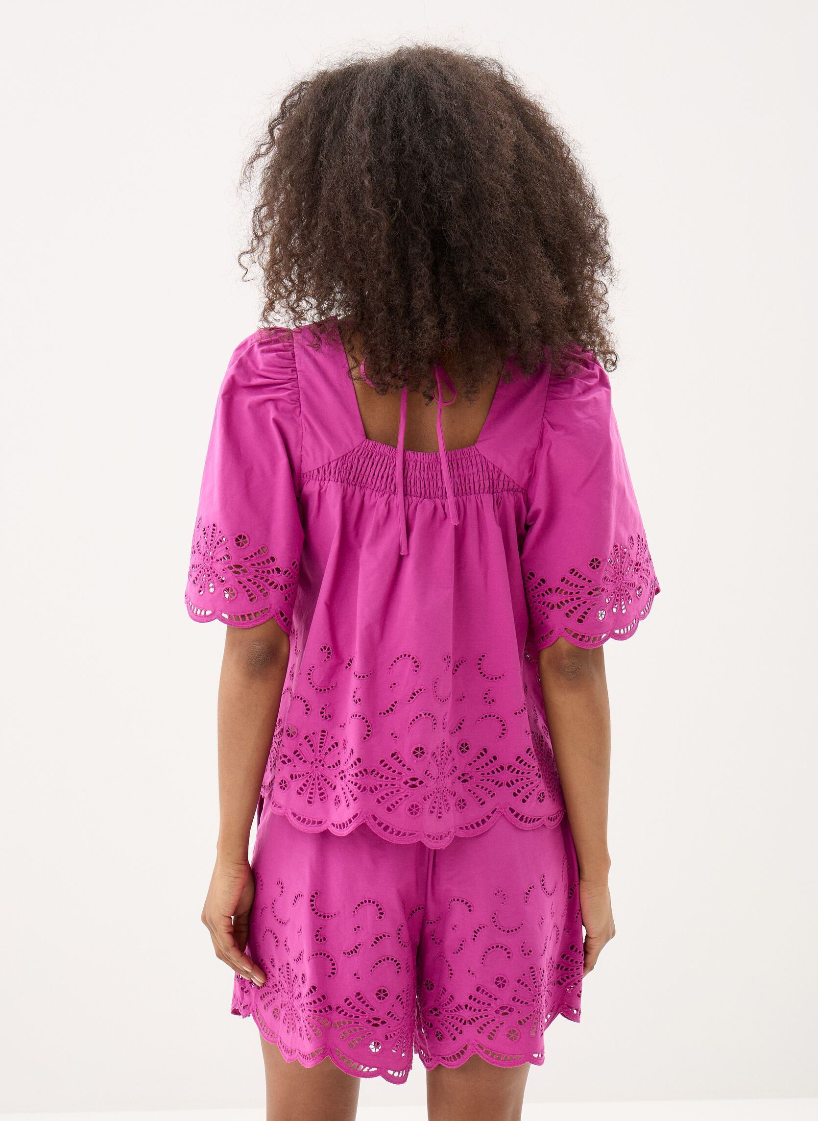 Blusen Lucy damen rosa Suncoo Blusen Lucy damen rosa Framboise
